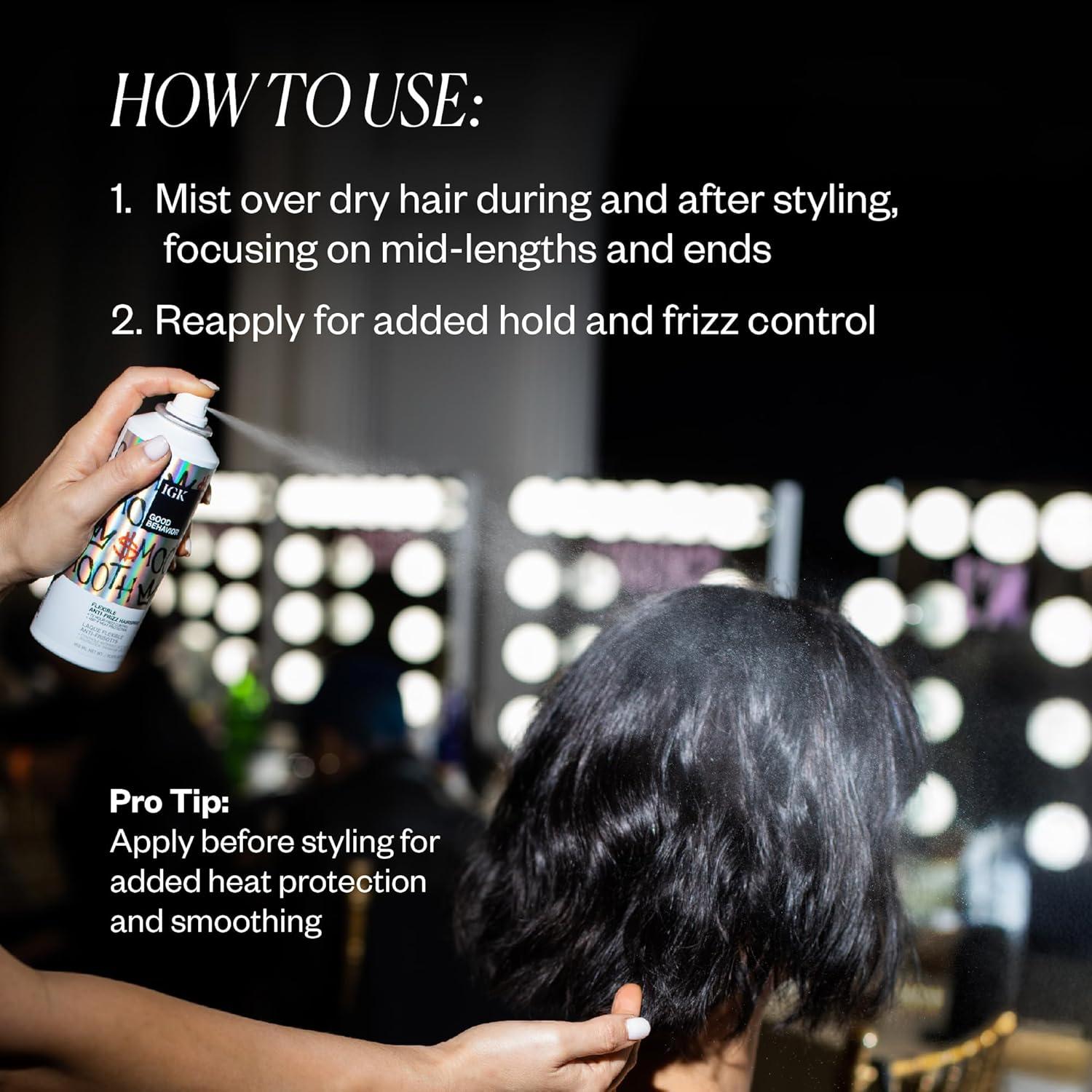 Laca Flexible IGK Buen Comportamiento 191g - Spray Capilar