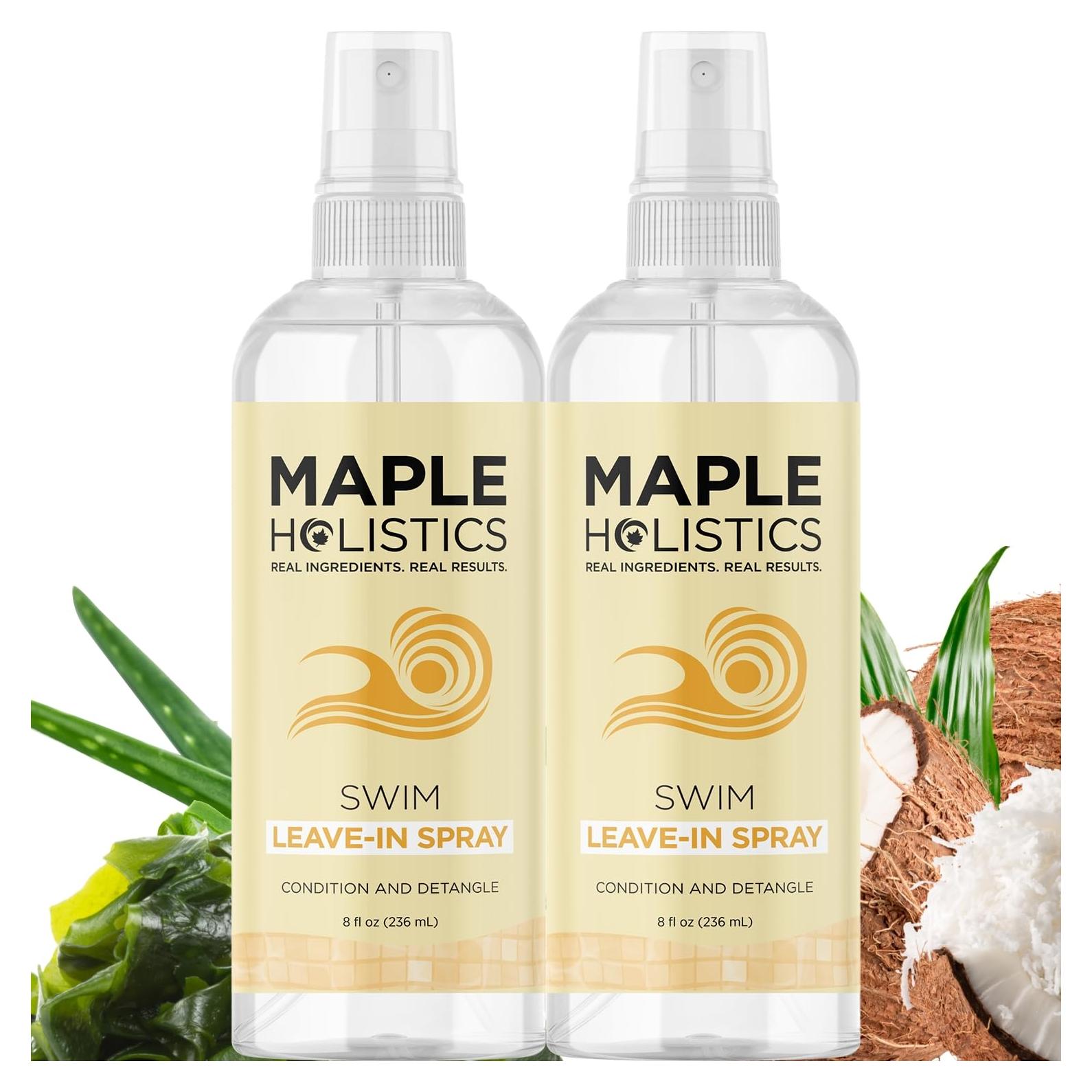 Acondicionador sin enjuague Maple Holistics 473 ml para nadar