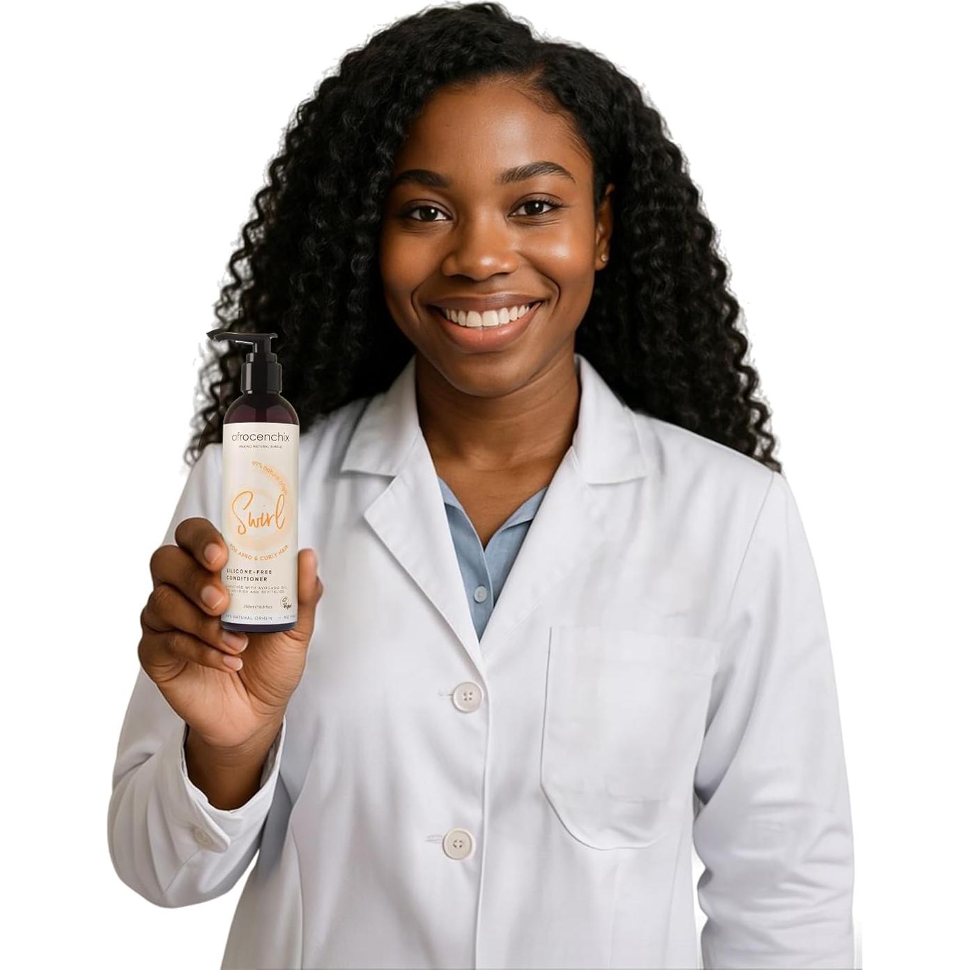 Acondicionador Sin Silicona Swirl Karité 250ml - Hidratante y Fortalecedor