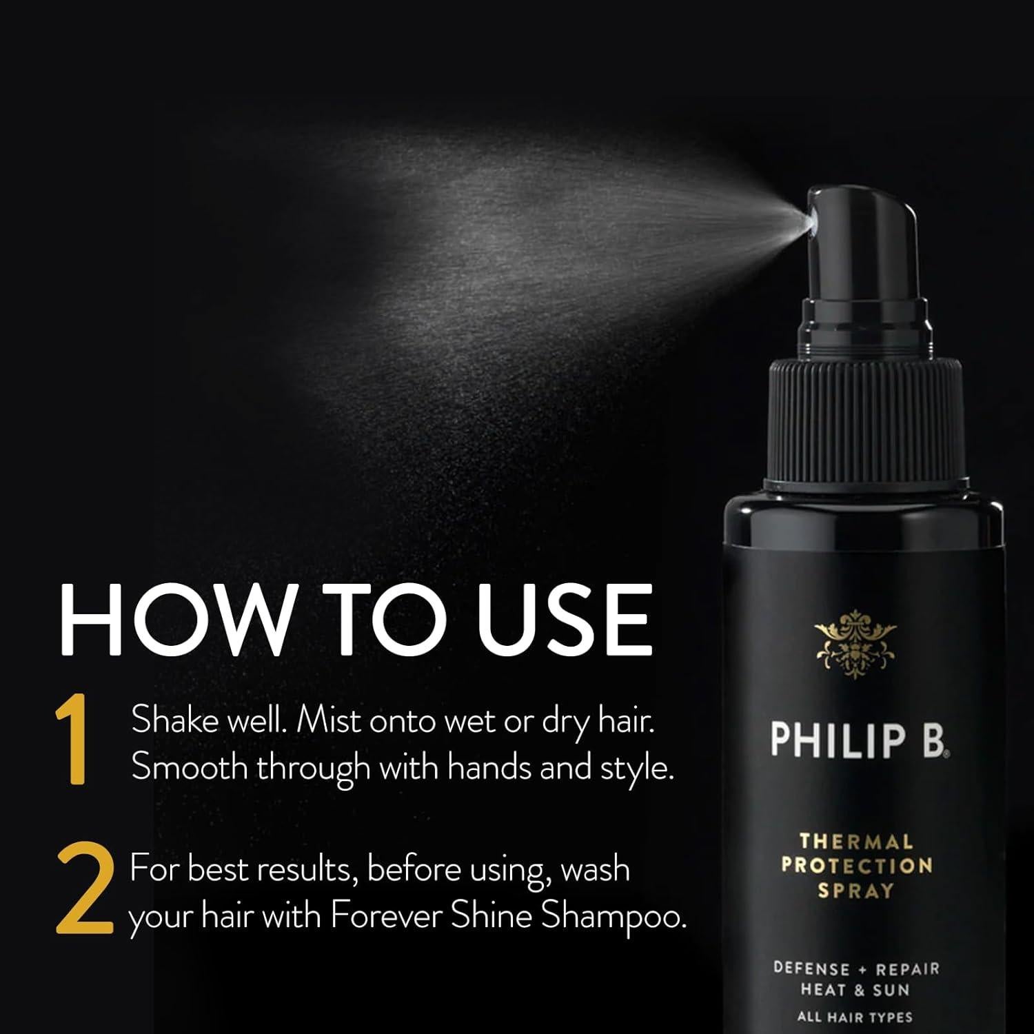 Spray de Protección Térmica Philip B 60 ml - Brillo y Protección