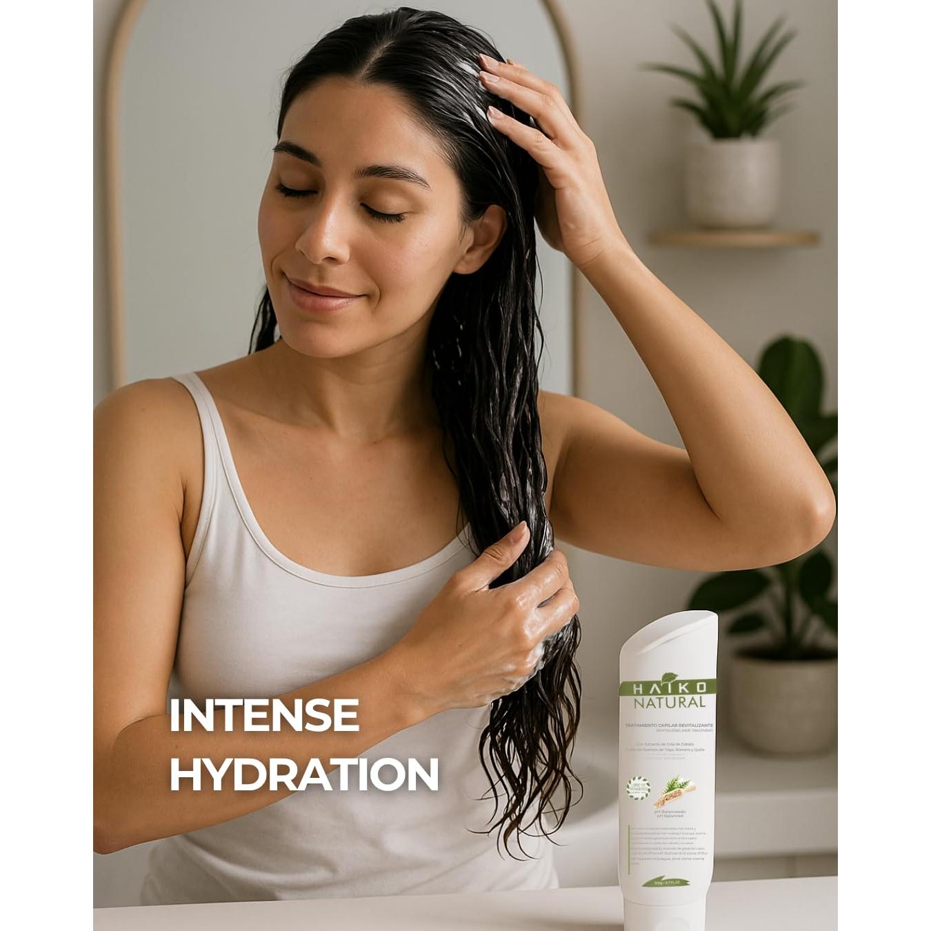 Tratamiento Capilar Revitalizante Haiko Natural 200g Sin Enjuague