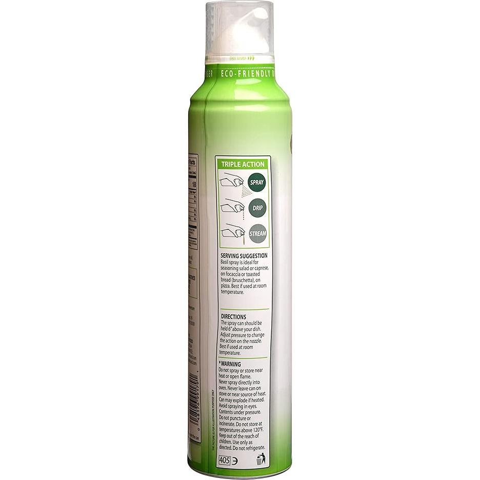Spray de Aceite de Oliva Extra Virgen Mantova Albahaca 236 ml