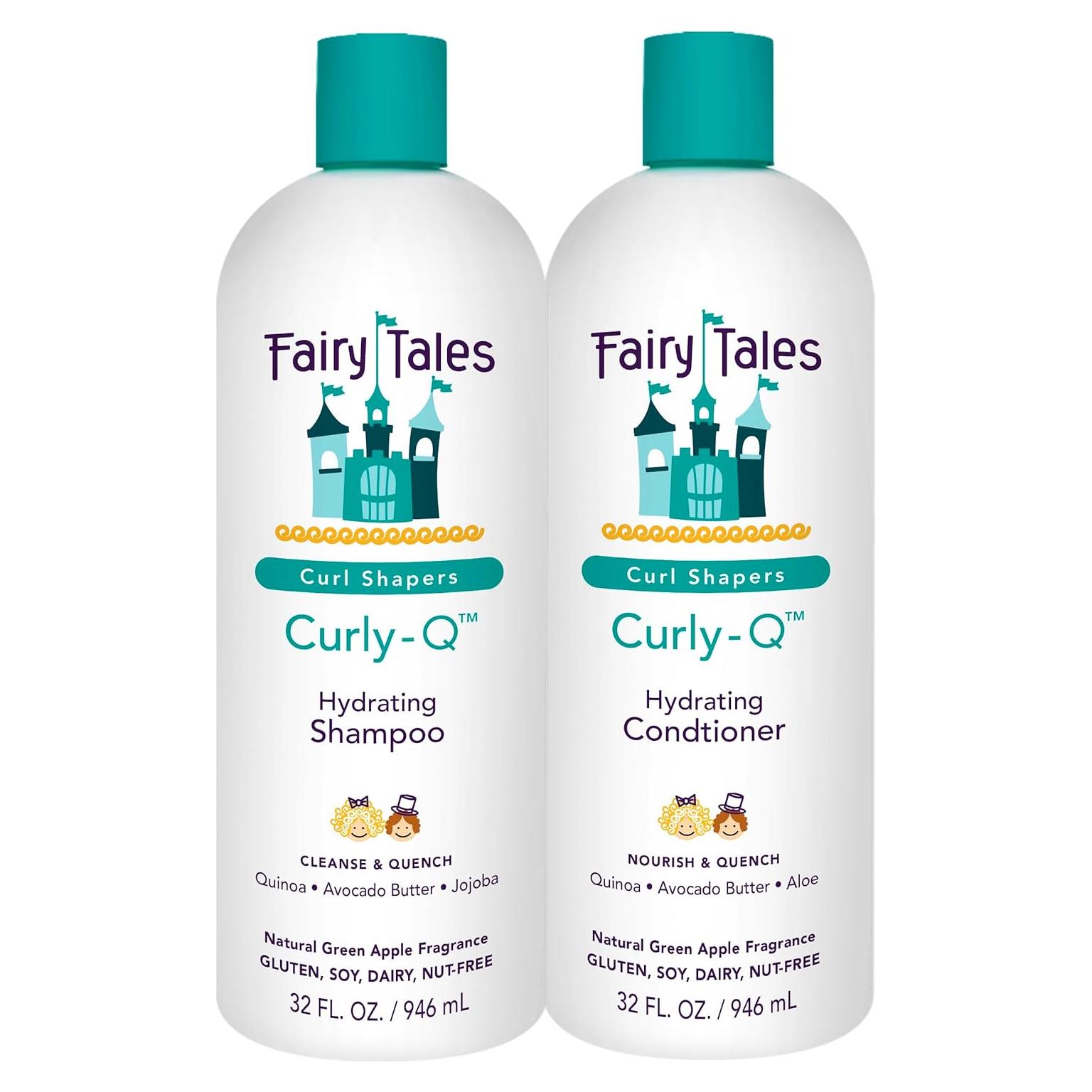 Champú y Acondicionador Curly-Q Fairy Tales 0.95L Niños