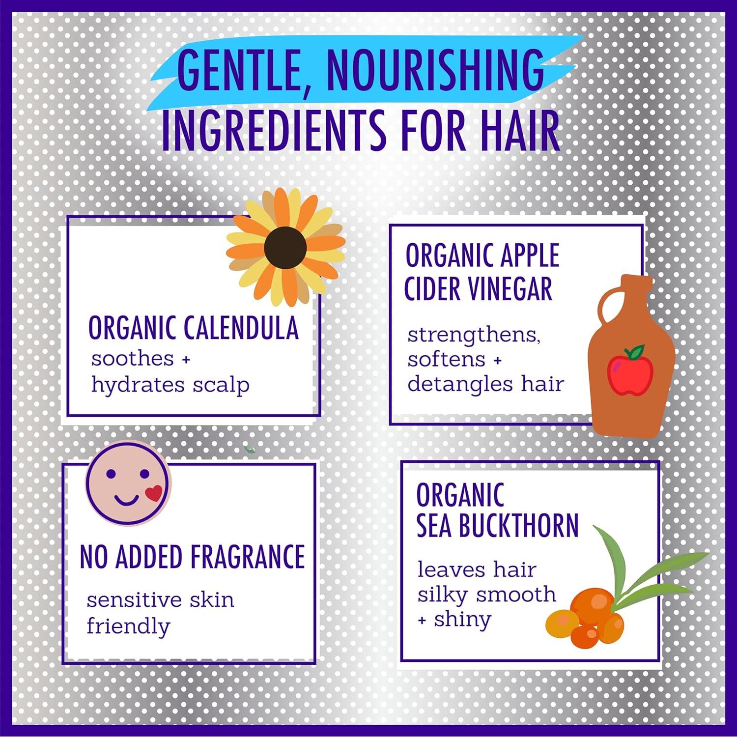 Acondicionador sin fragancia California Baby 251 mL 100% vegetal