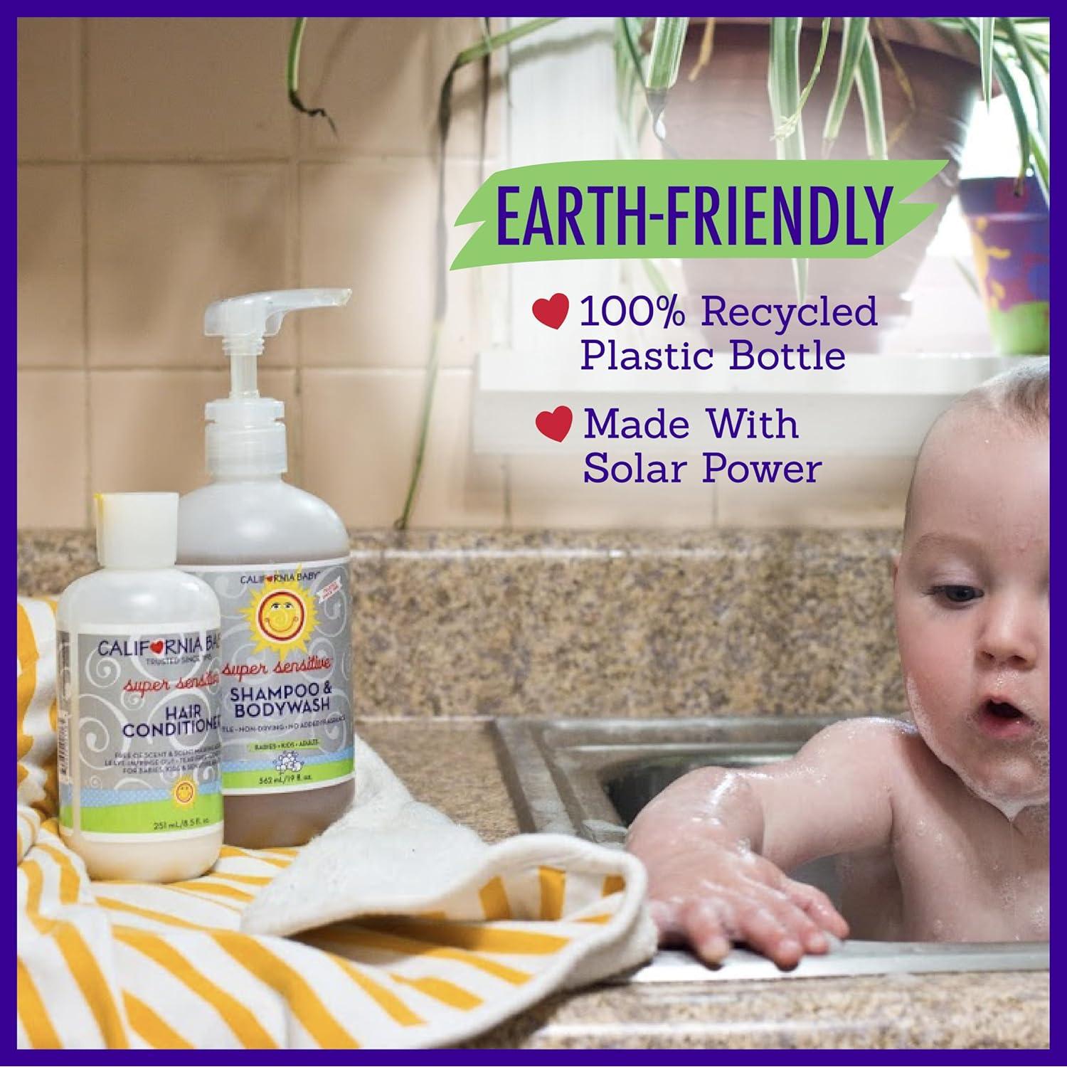 Acondicionador sin fragancia California Baby 251 mL 100% vegetal