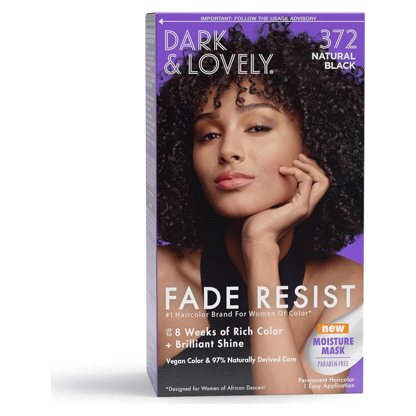 Color de Cabello Acondicionador SoftSheen-Carson Negro Natural 372