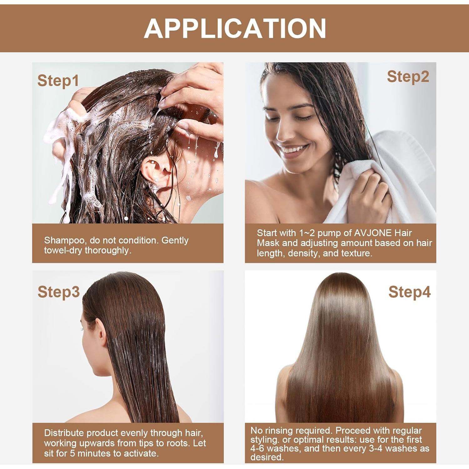 Acondicionador sin enjuague AVJONE 99g - Hidrata y Fortalece