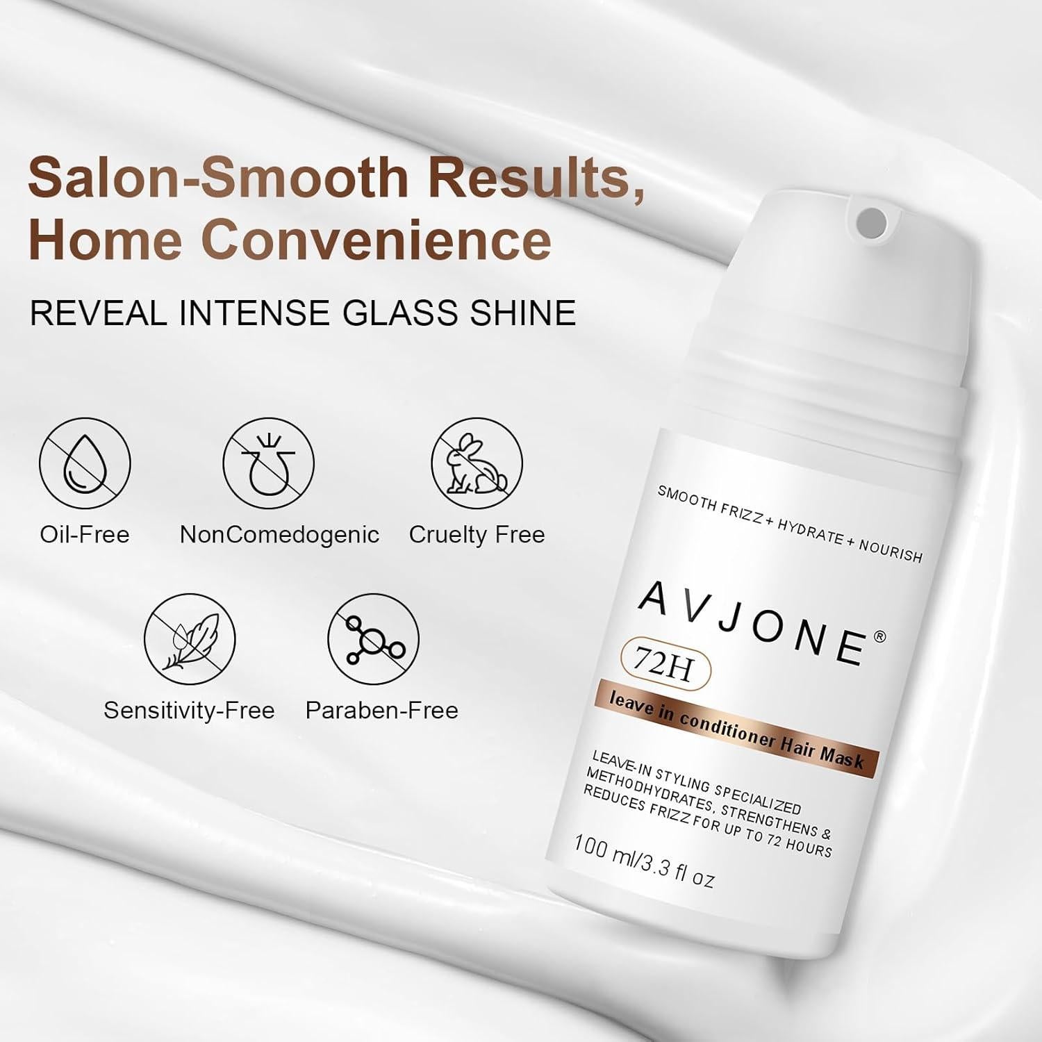 Acondicionador sin enjuague AVJONE 99g - Hidrata y Fortalece