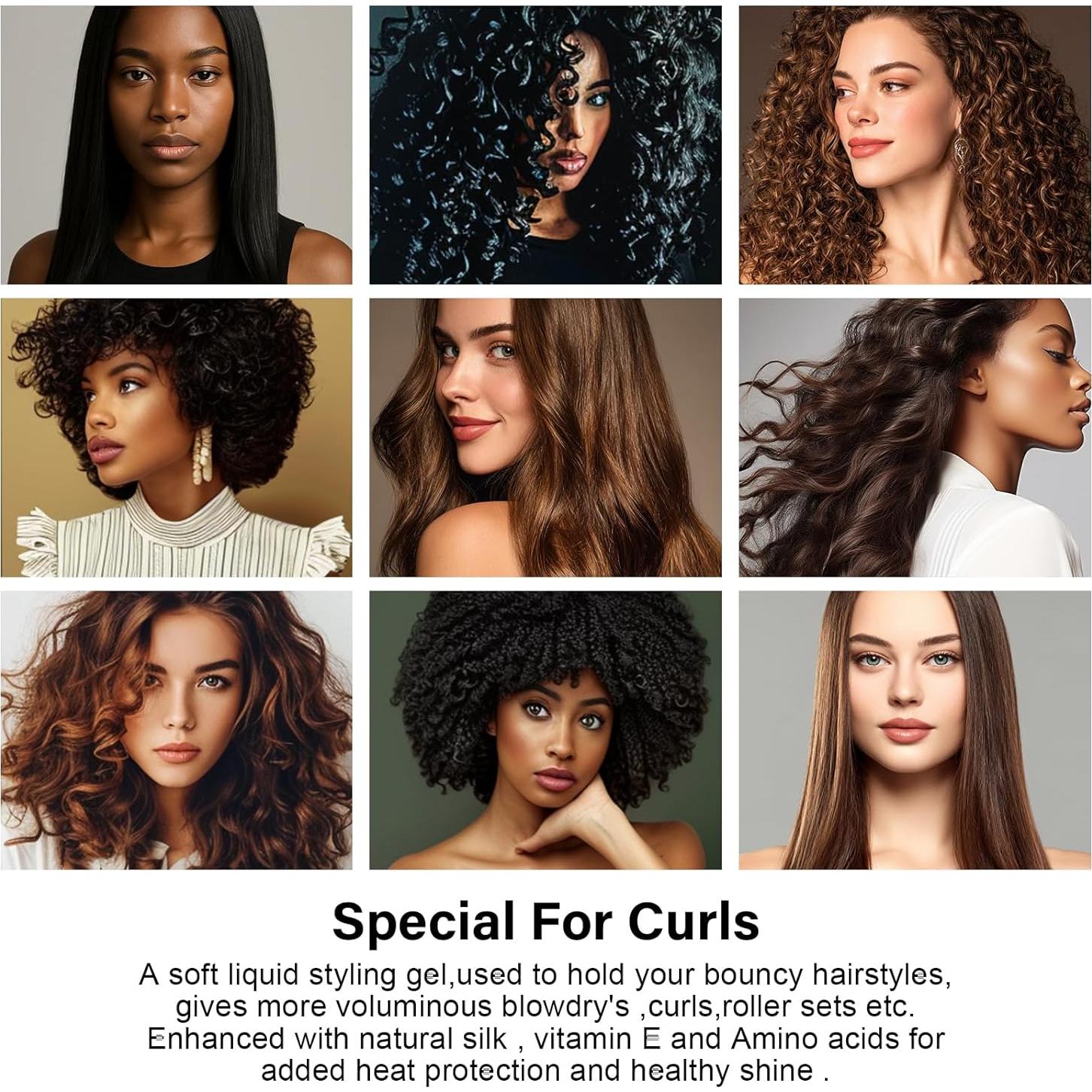 Gel Glaseante Hidratante NUSPA para Rizos Definidos 350g