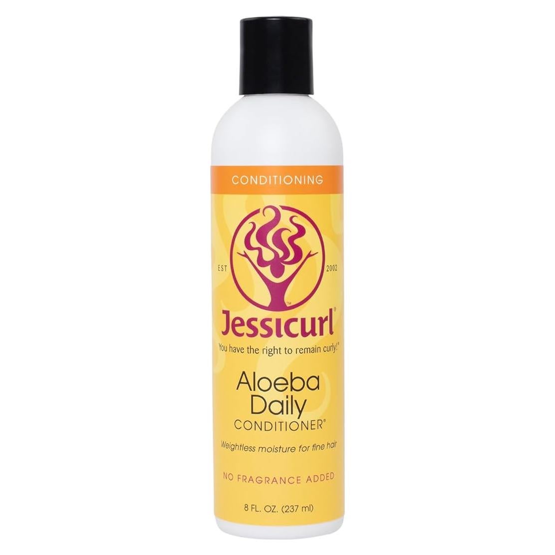 Acondicionador Diario Aloeba Jessicurl 236.6 ml Sin Fragancia