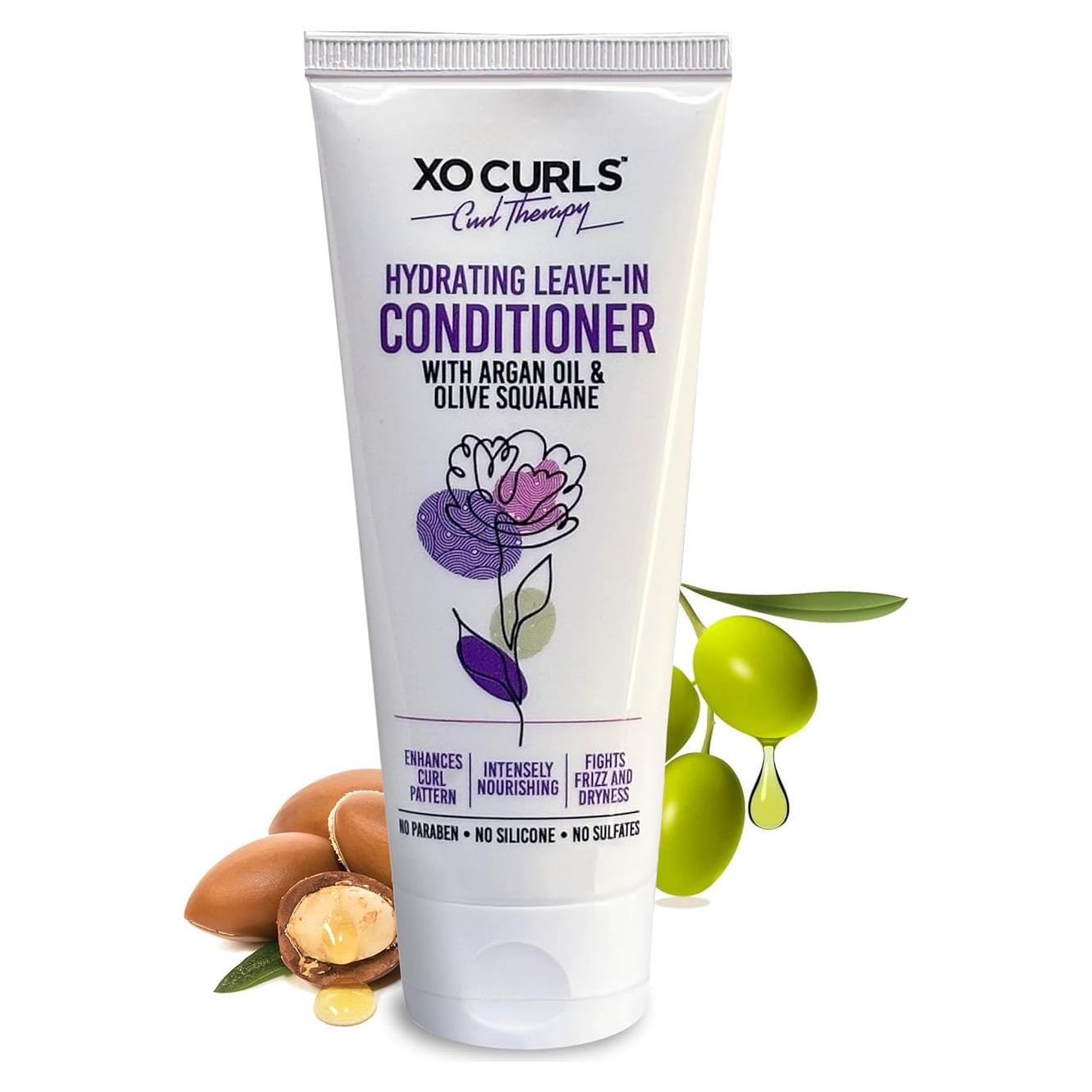 Acondicionador Sin Enjuague Hidratante XO Curls 100 ml - Aceite de Argán
