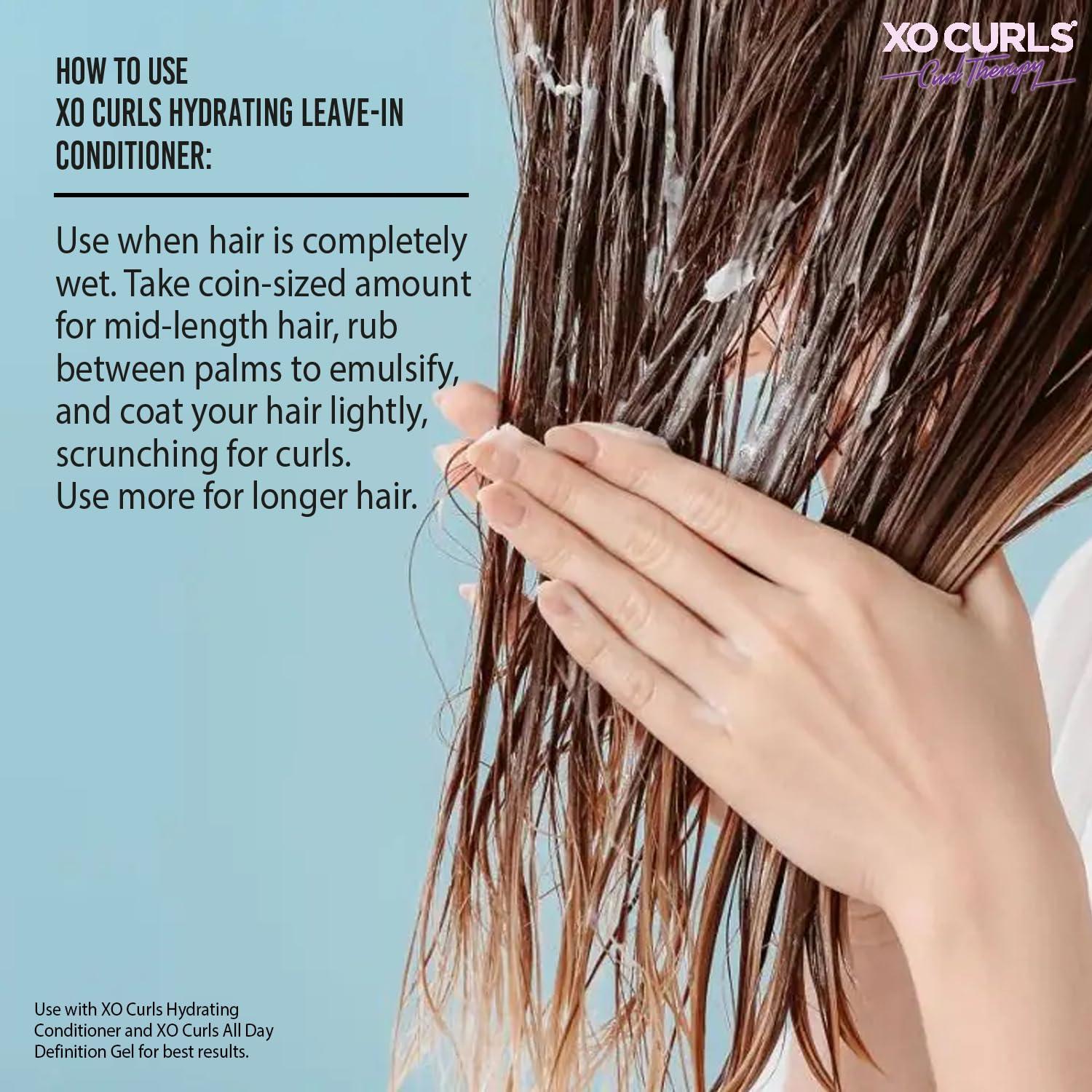 Acondicionador Sin Enjuague Hidratante XO Curls 100 ml - Aceite de Argán