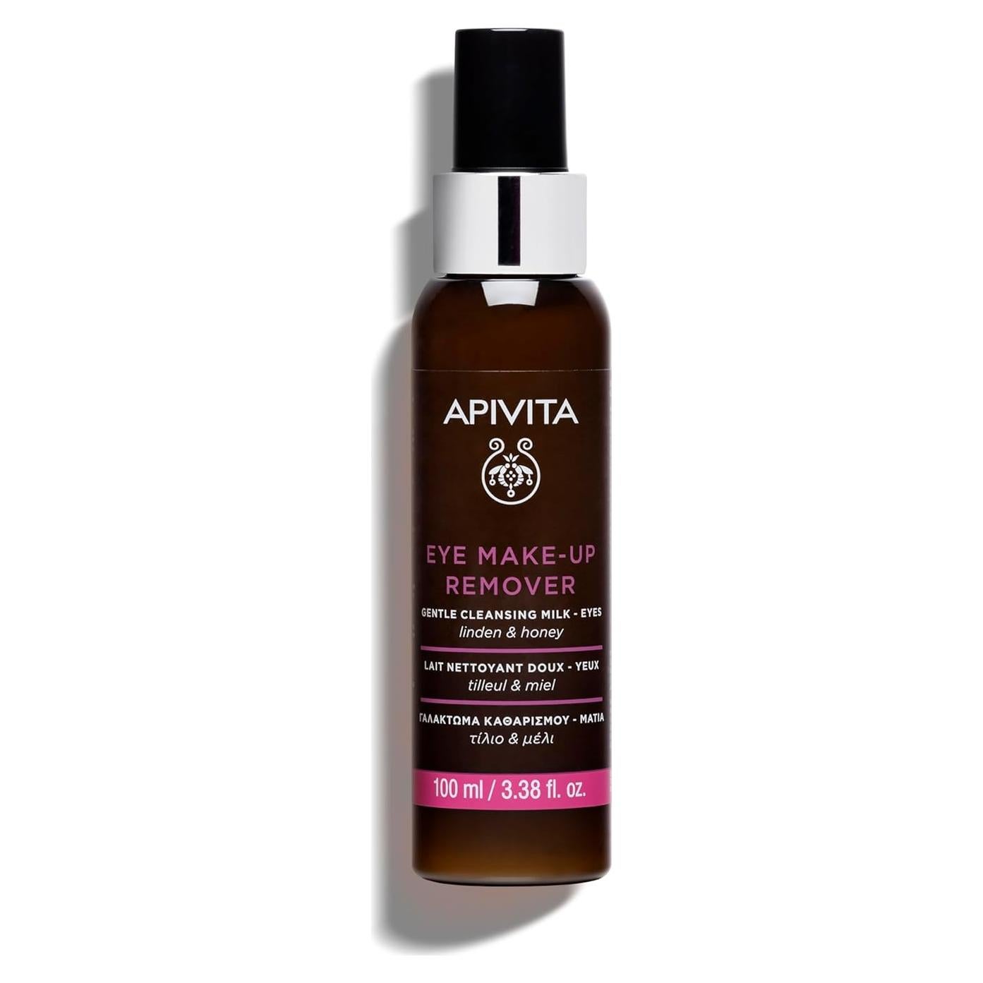 Desmaquillante de Ojos Apivita 100 mL | Leche Limpiadora Hidratante