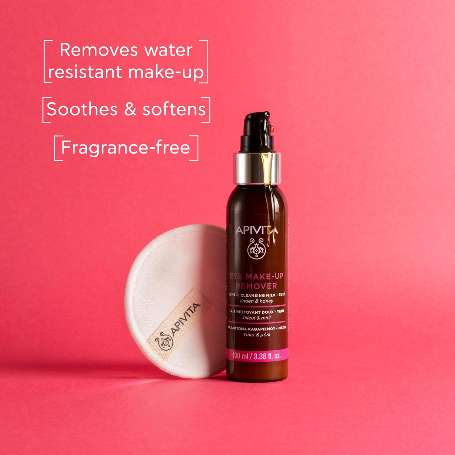 Desmaquillante de Ojos Apivita 100 mL | Leche Limpiadora Hidratante