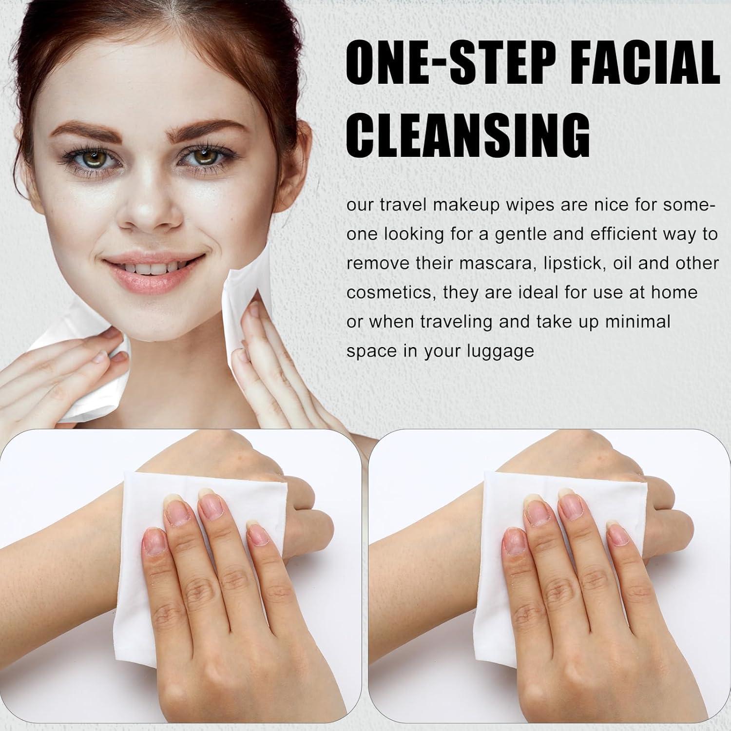 Toallitas Desmaquillantes Ctosree 150 Pcs Individuales 15x20 cm