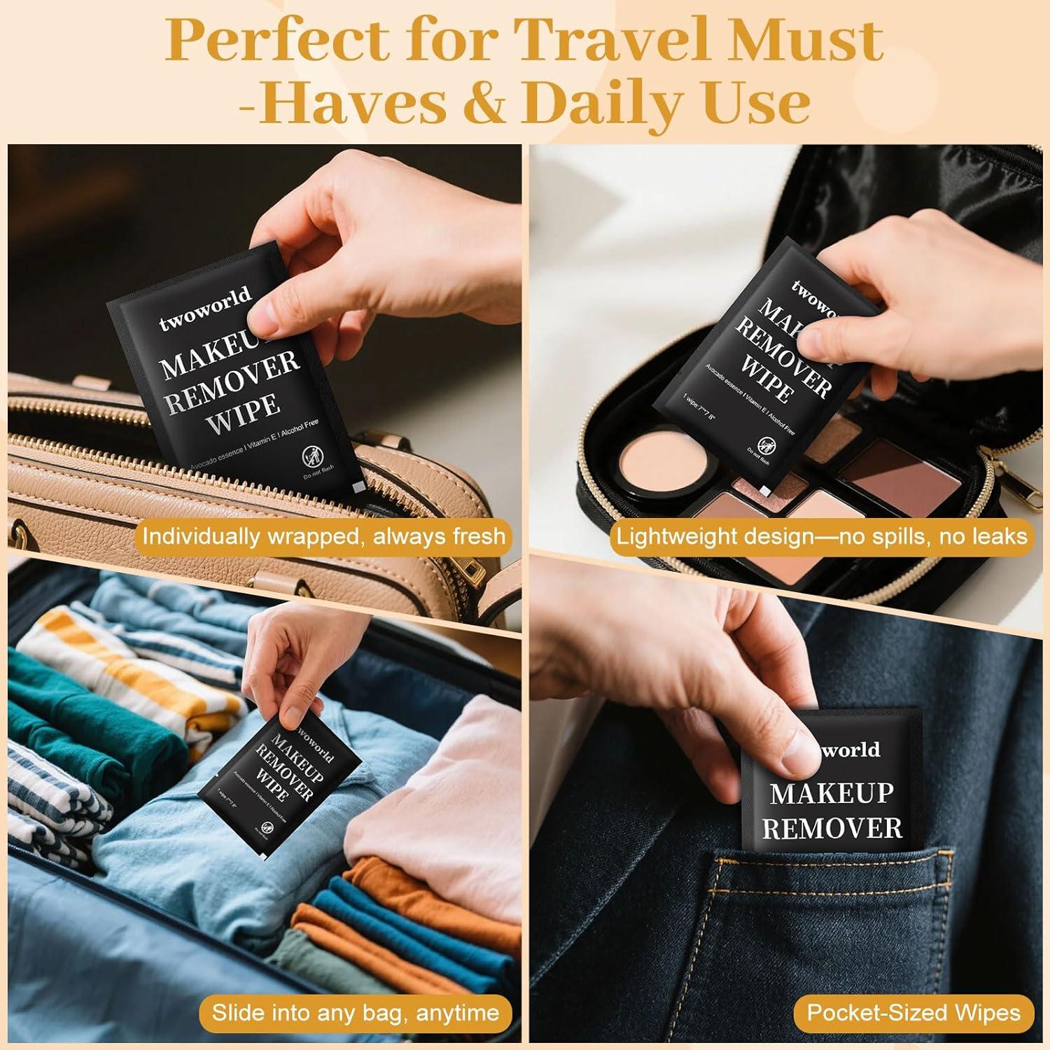 Toallitas Desmaquillantes Twoworld 100 Unidades Hidratantes