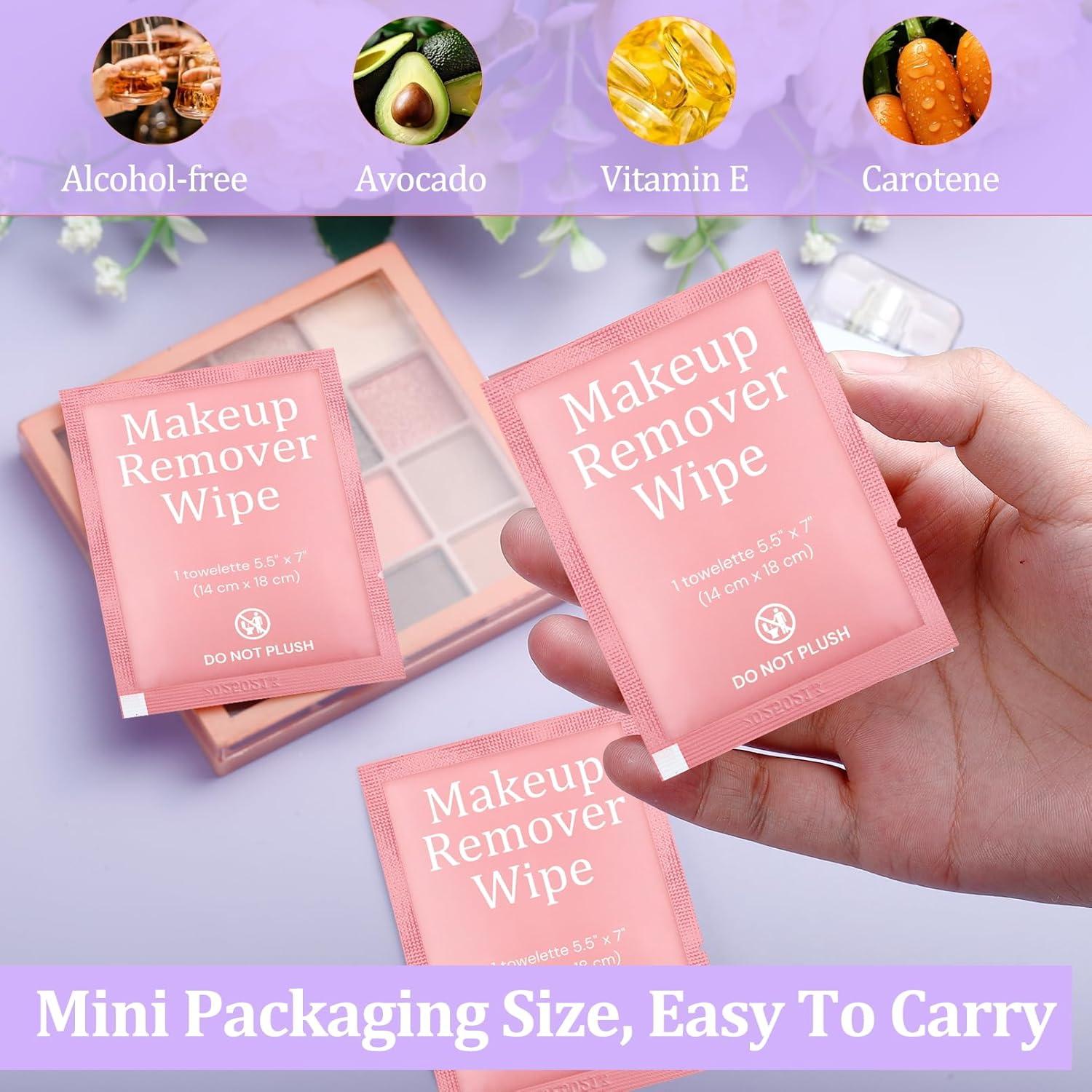 200 Toallitas Desmaquillantes Individuales Enjamyo Rosa