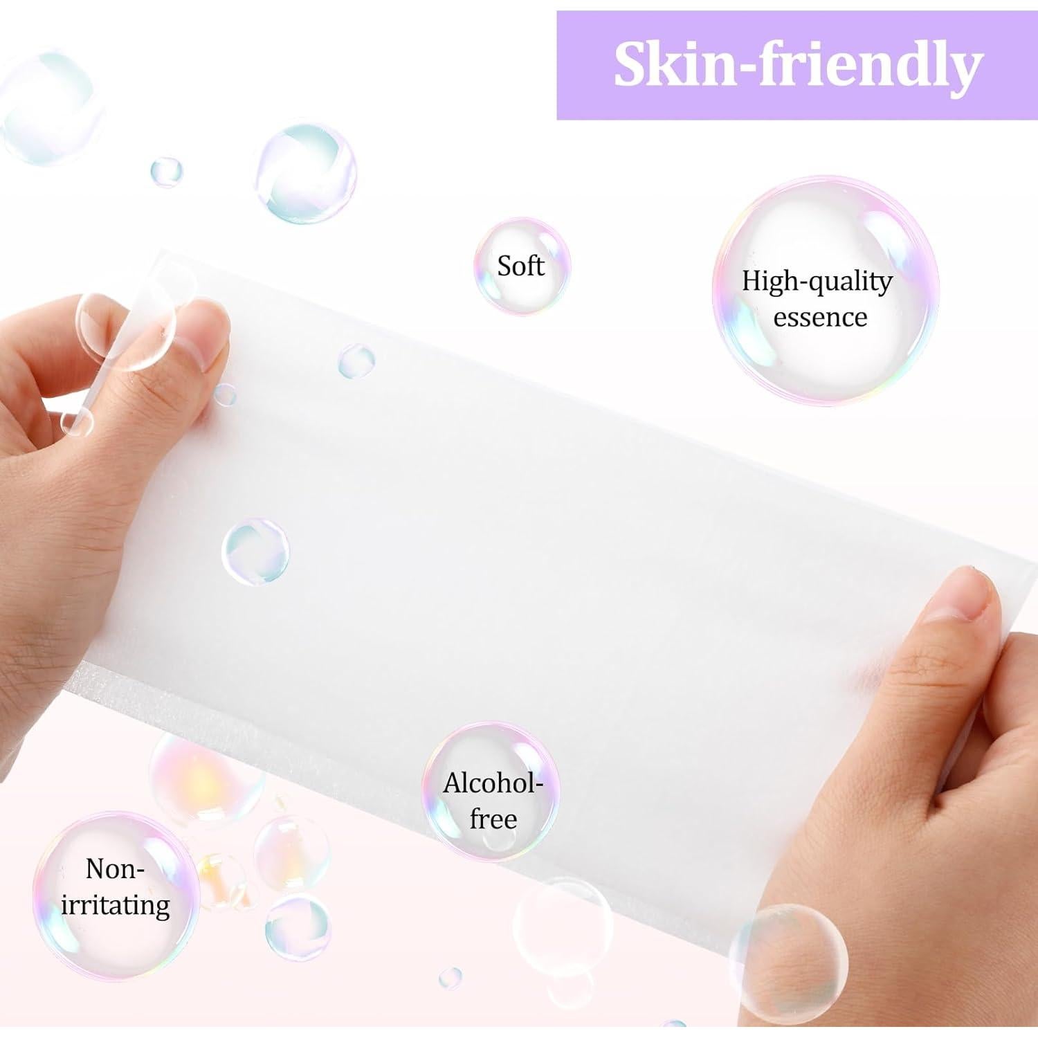 200 Toallitas Desmaquillantes Individuales Enjamyo Rosa