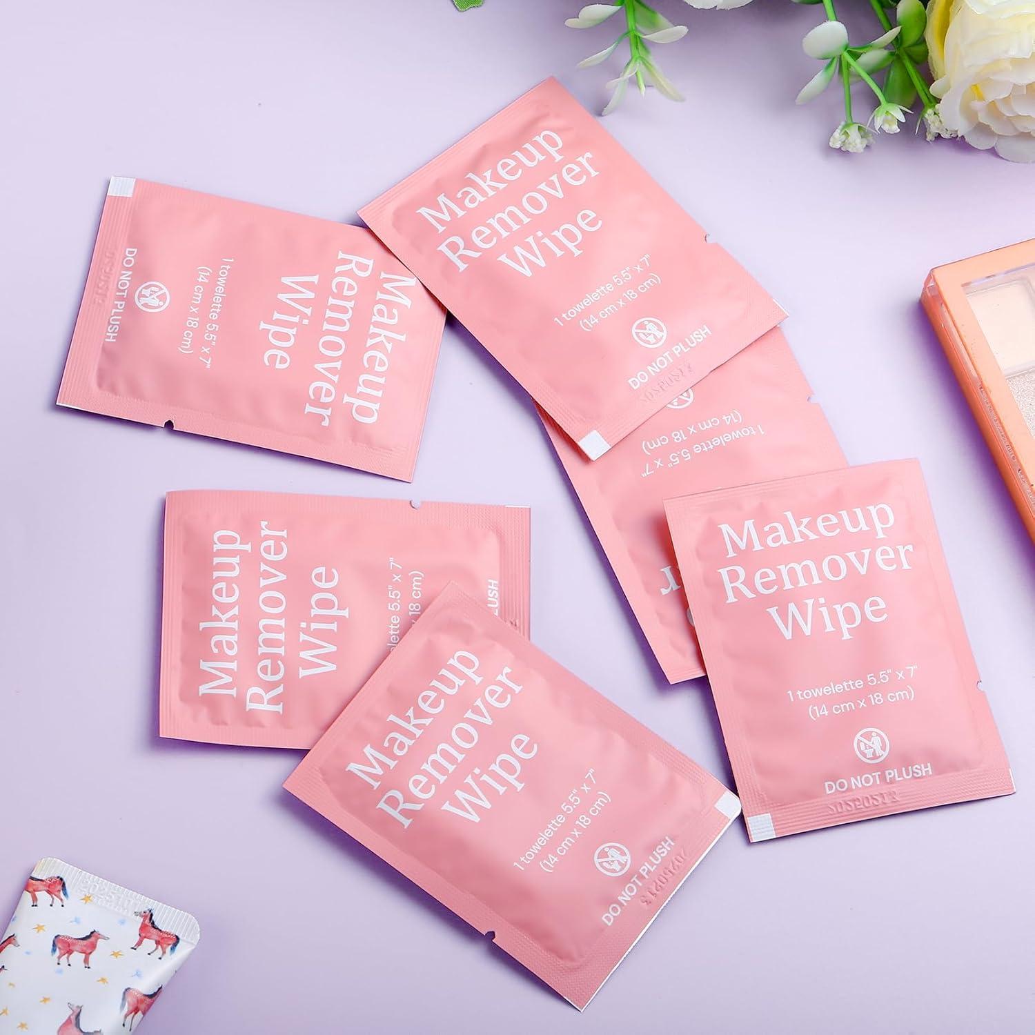 200 Toallitas Desmaquillantes Individuales Enjamyo Rosa