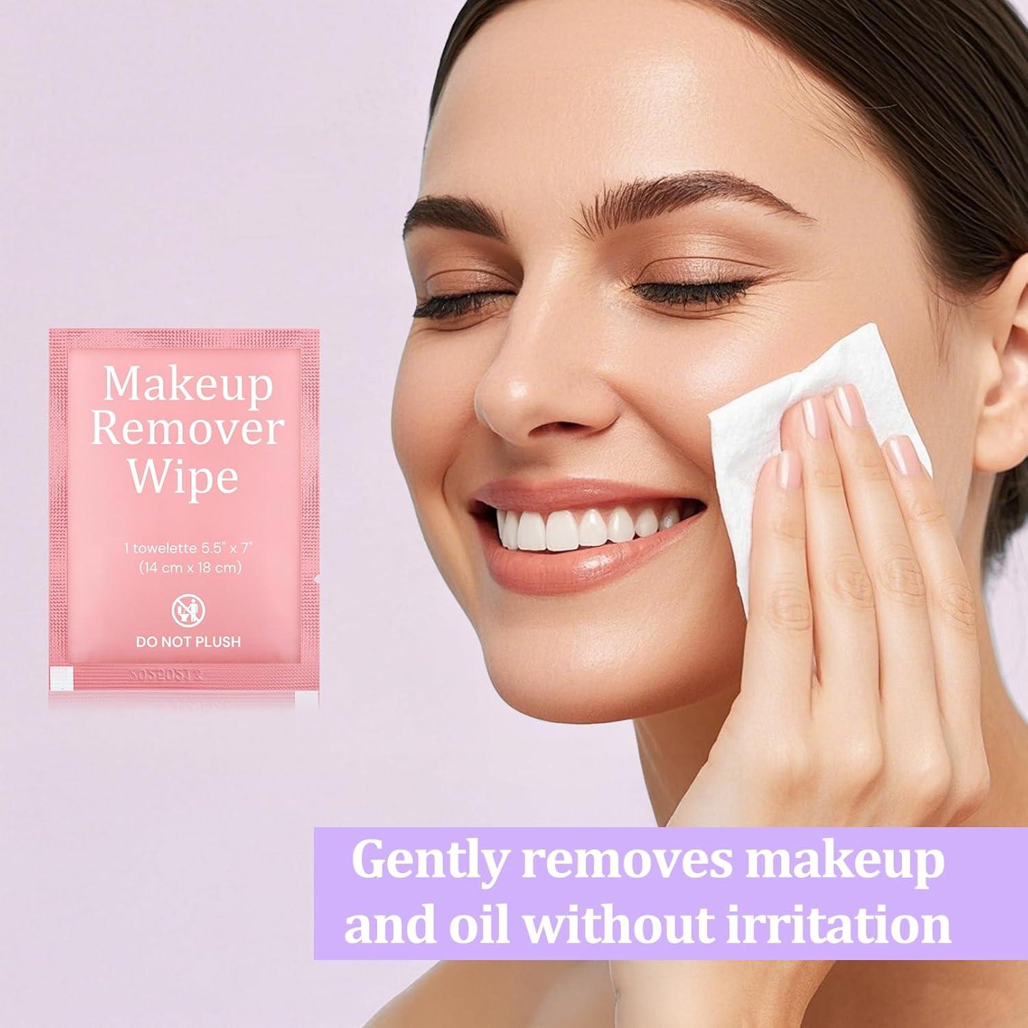 200 Toallitas Desmaquillantes Individuales Enjamyo Rosa