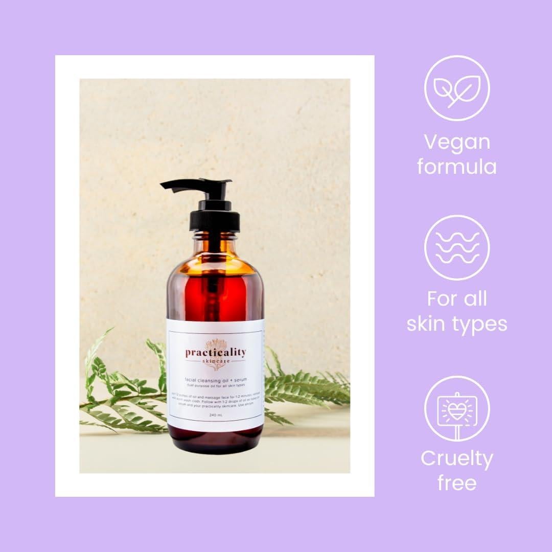 Aceite Limpiador Facial y Suero Práctico 236ml - Hidratante