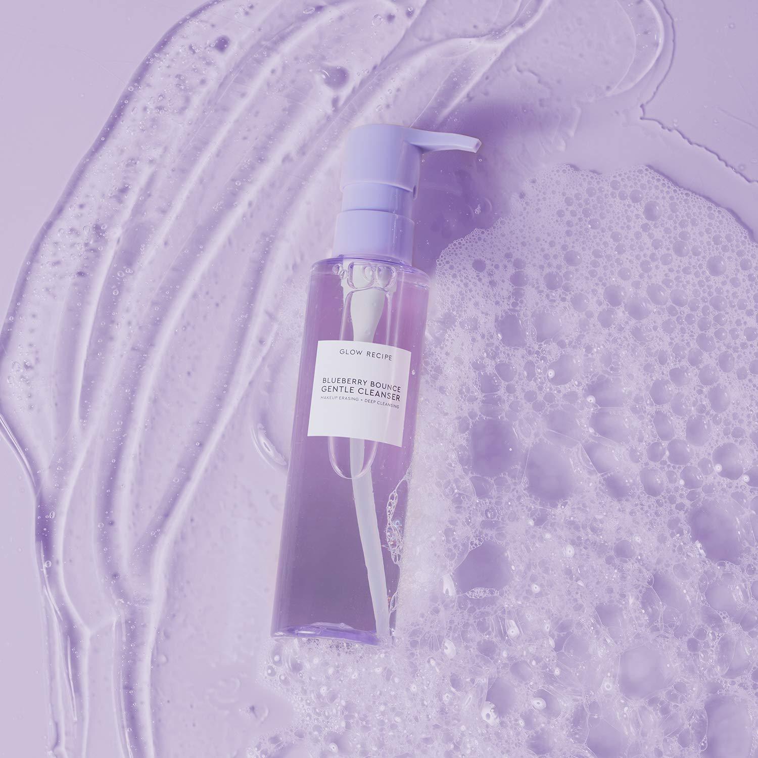 Duo de Limpieza Nutritiva Glow Recipe - Limpiador Arándano 160ml + Ceramida Aguacate 150ml