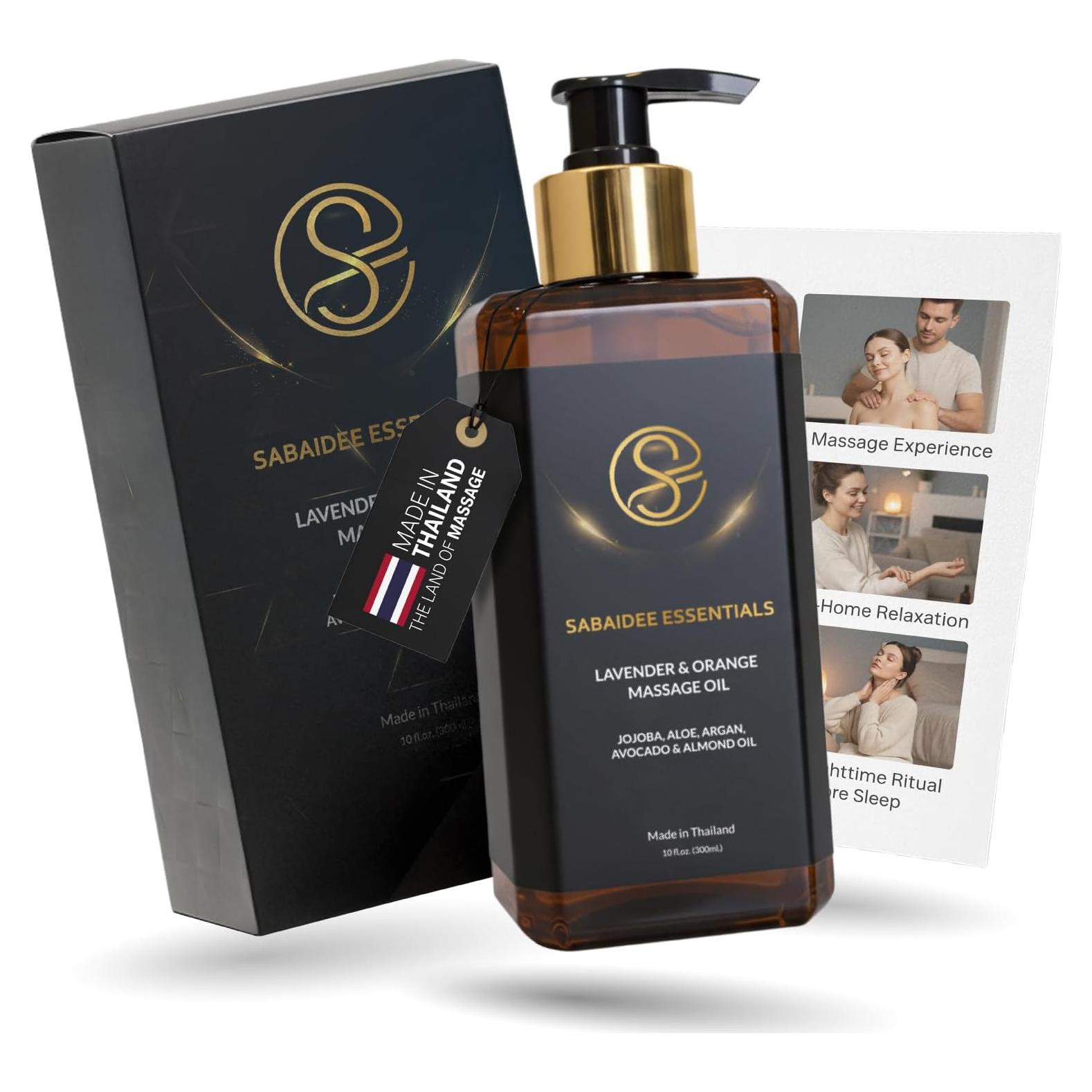 Aceite de Masaje Varento 295 ml - Lavanda y Naranja Natural