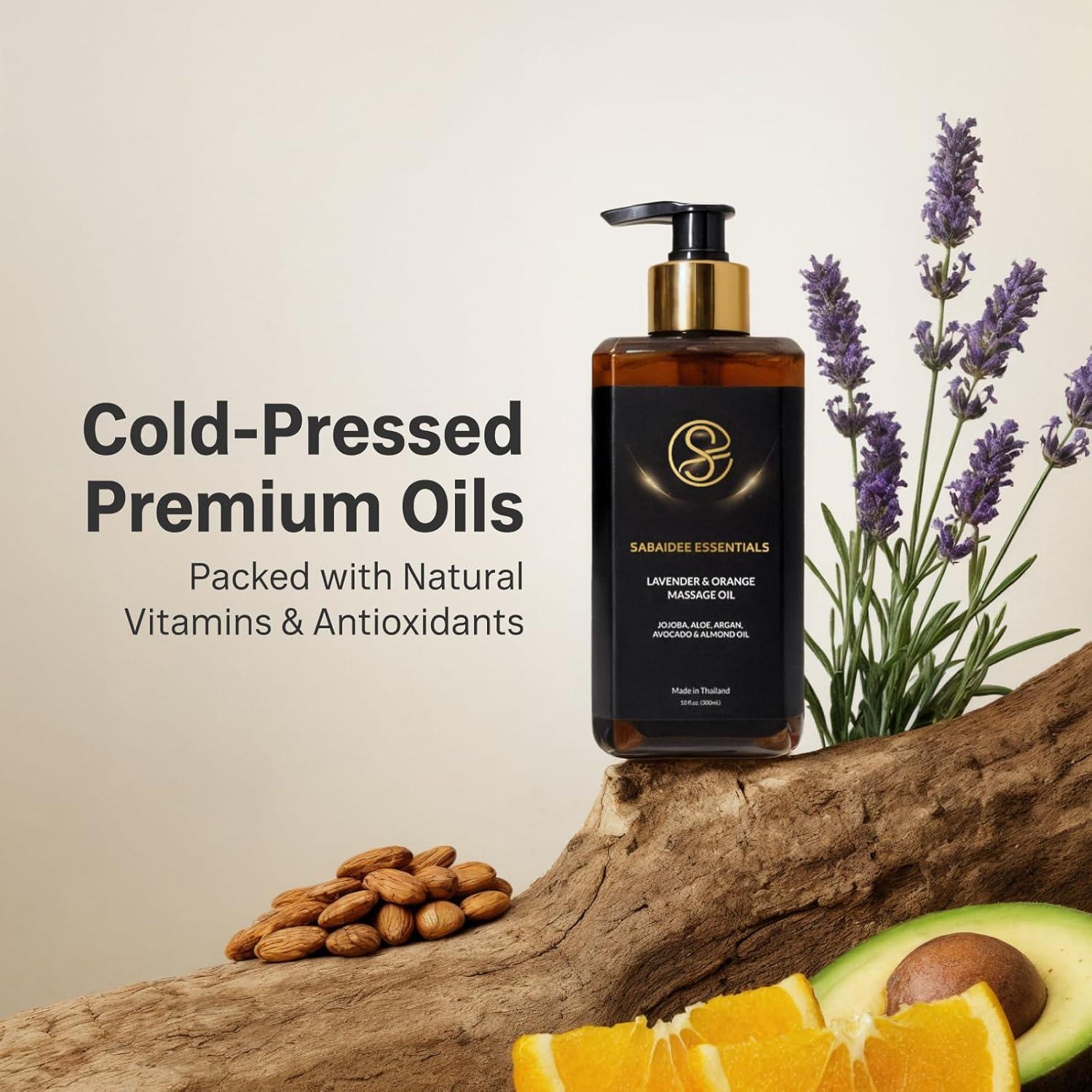 Aceite de Masaje Varento 295 ml - Lavanda y Naranja Natural