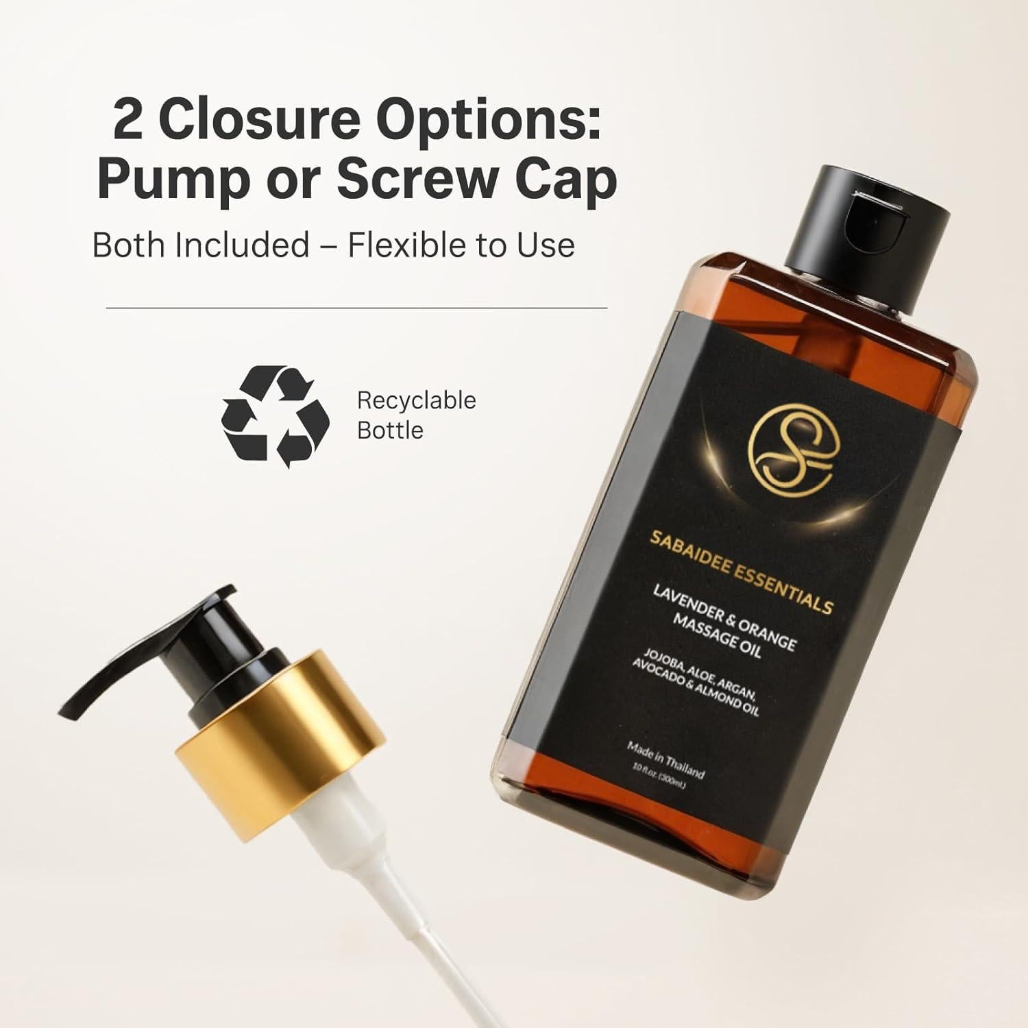 Aceite de Masaje Varento 295 ml - Lavanda y Naranja Natural