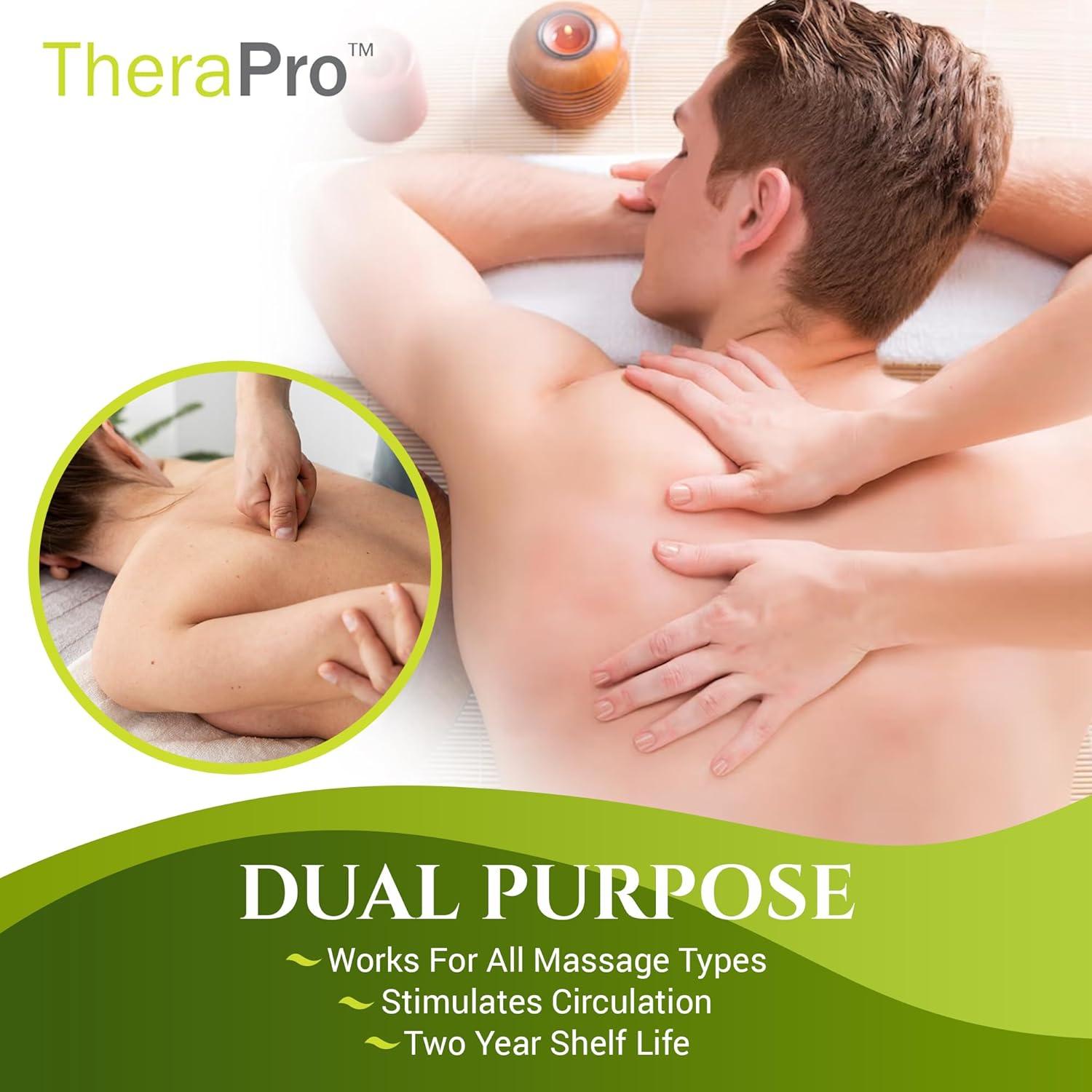 Crema de Masaje Multiusos TheraPro 396g - Hipoalergénica Sin Fragancia