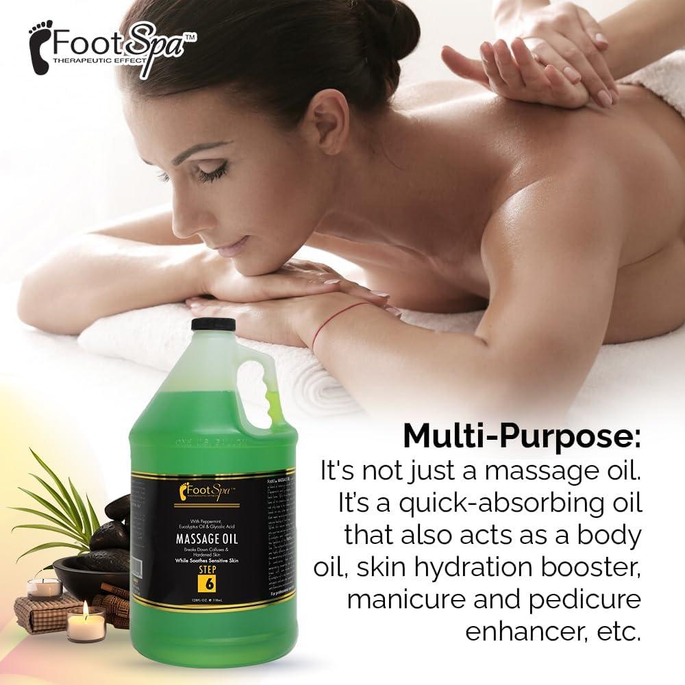 Aceite de Masaje Eucalipto Chemco 3.78L - Relajante y Nutritivo