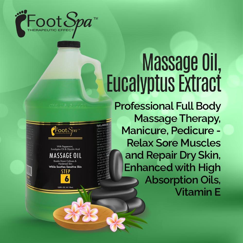 Aceite de Masaje Eucalipto Chemco 3.78L - Relajante y Nutritivo