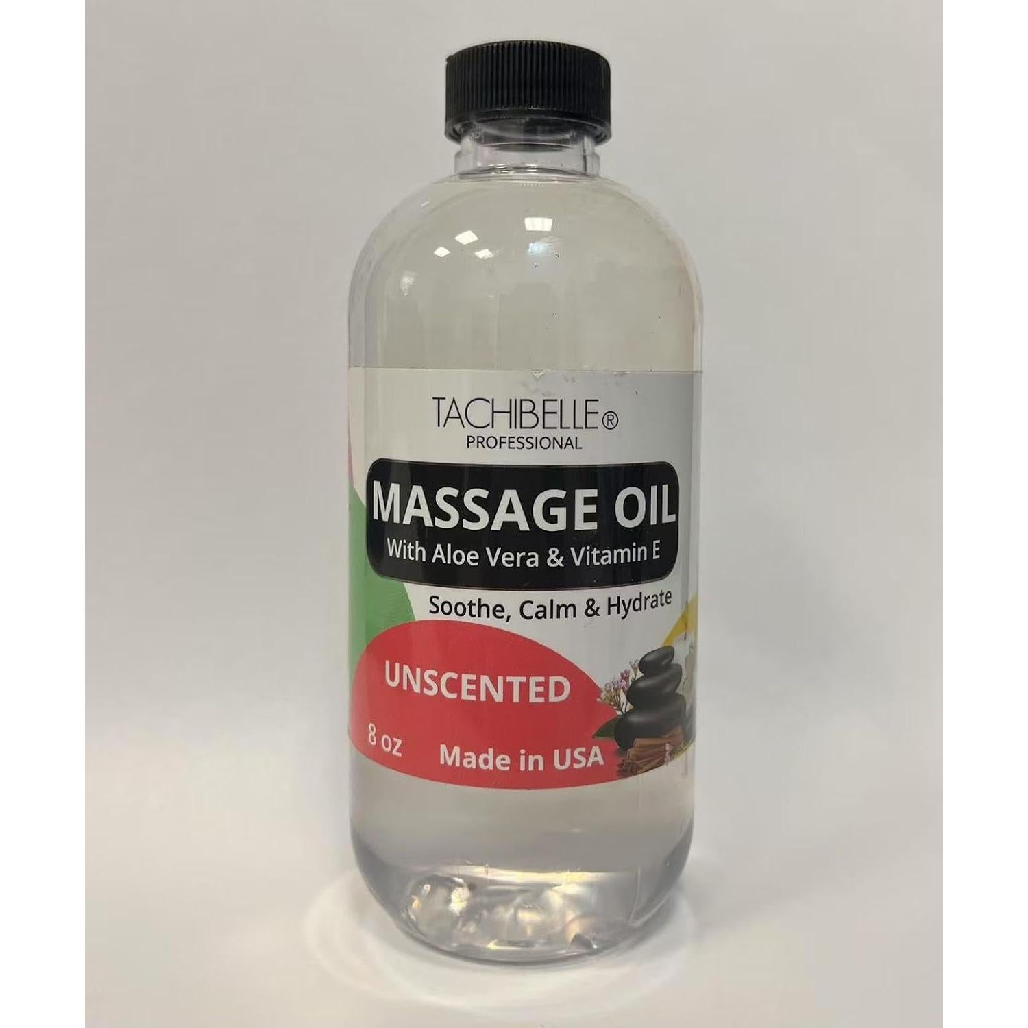 Aceite de Masaje Profesional Tachibelle 236.6 ml Sin Fragancia