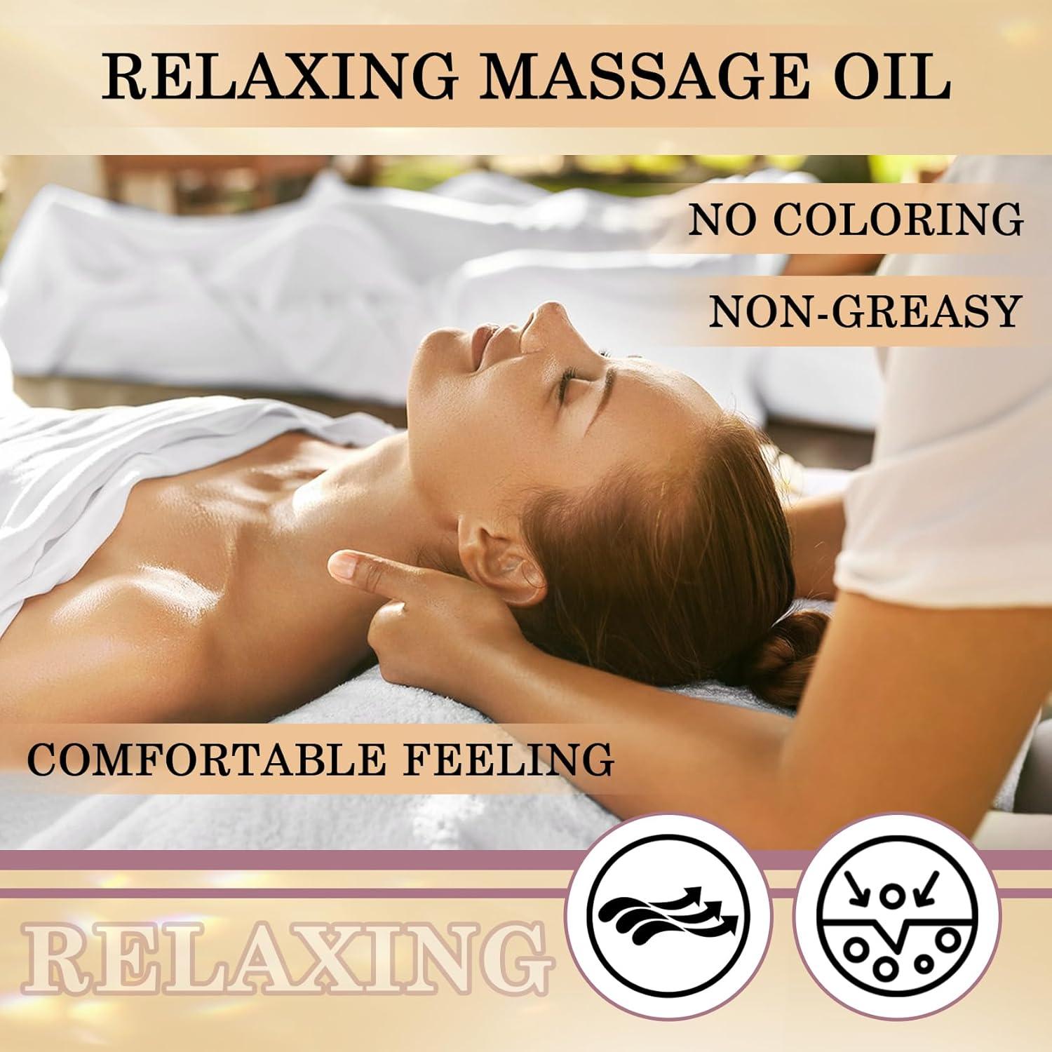 Aceite de Masaje Corporal LingHaoLH 117g Hidratante y Calmante