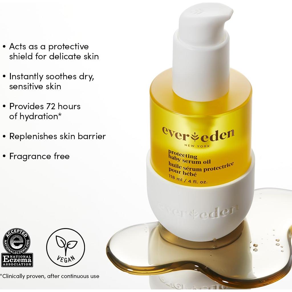 Aceite de Masaje Protector para Bebés Evereden 118 ml - Sin Fragancia