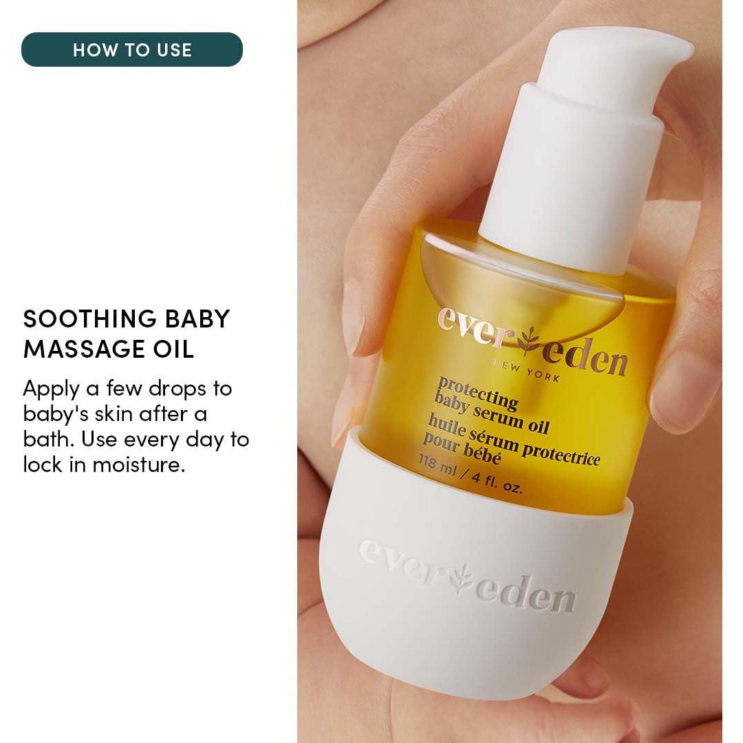 Aceite de Masaje Protector para Bebés Evereden 118 ml - Sin Fragancia