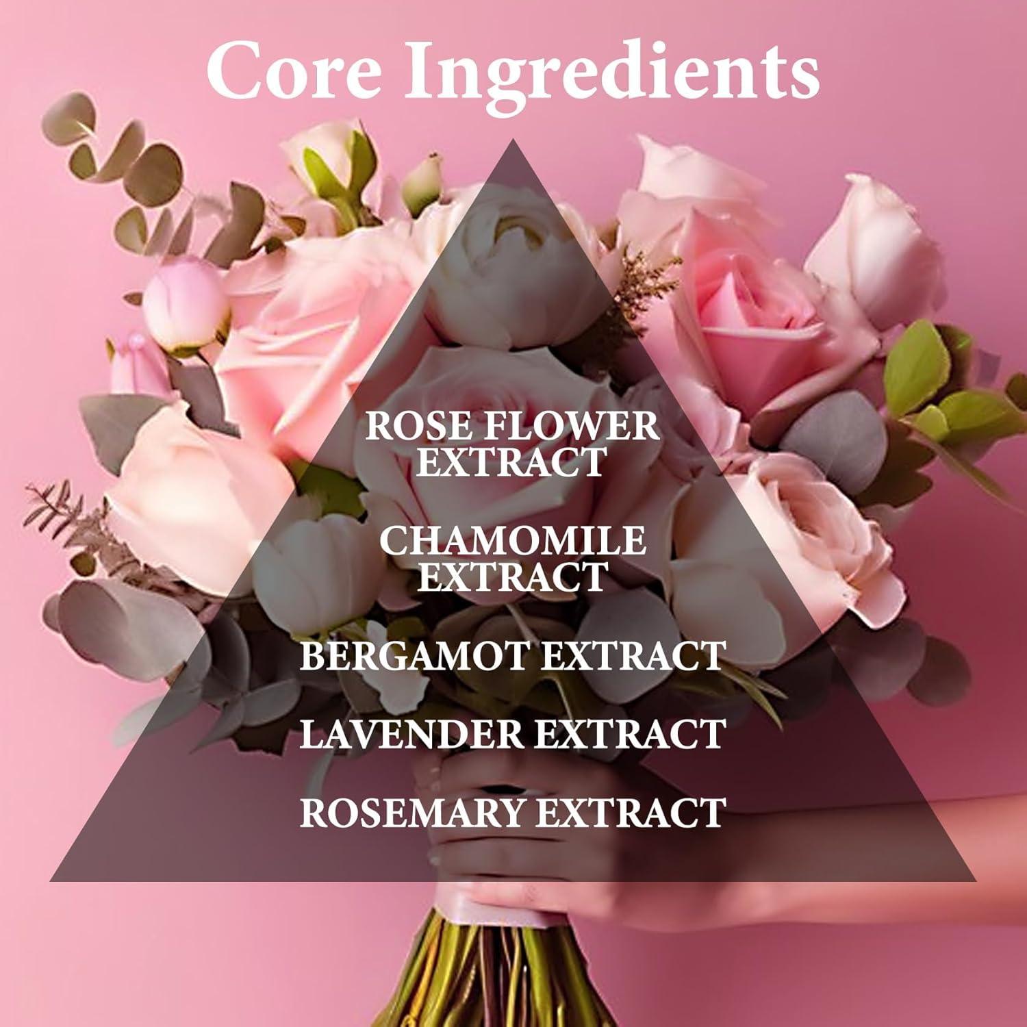 Set de Aceites Esenciales de Rosa Orgánico - 5 Piezas para Piel y Cabello