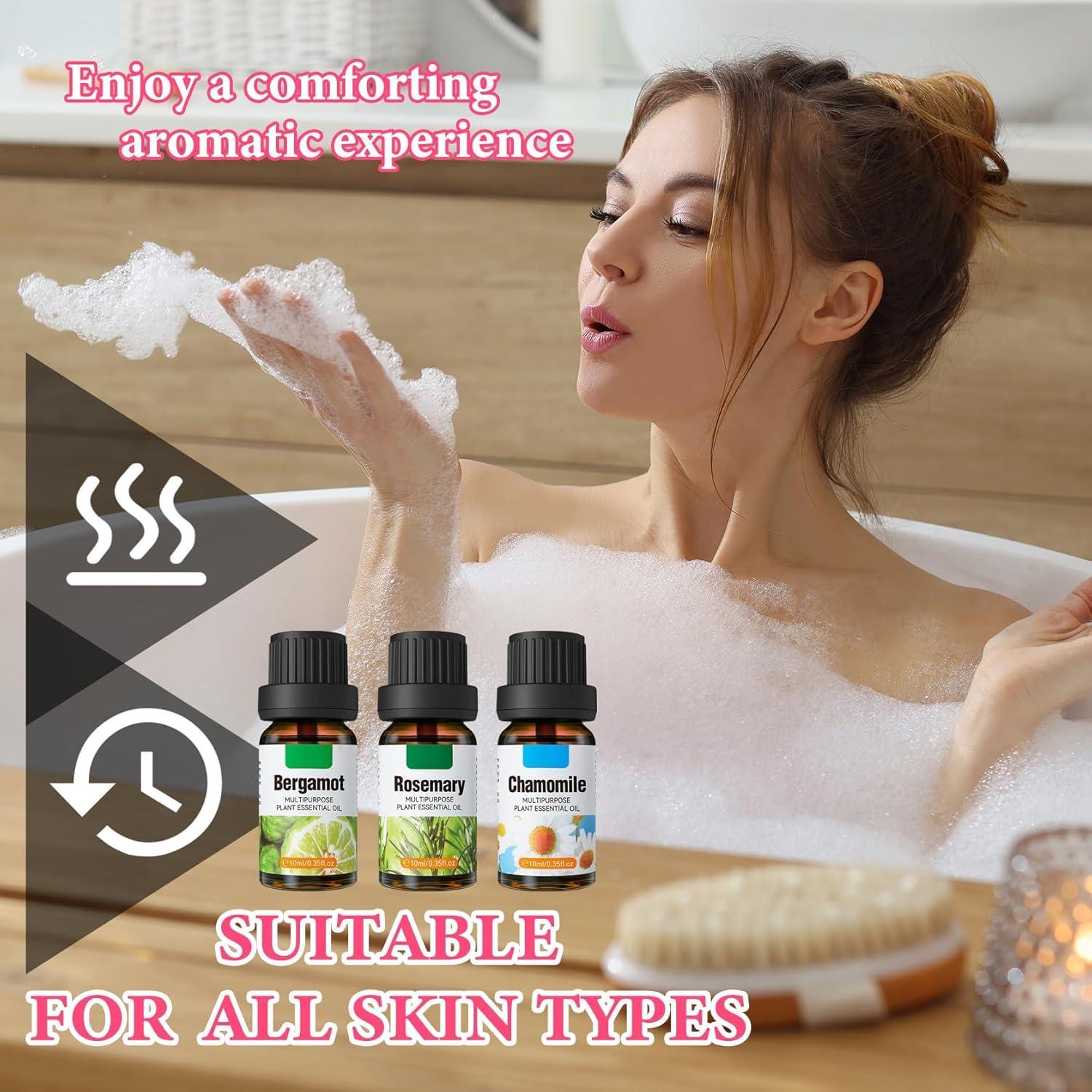 Set de Aceites Esenciales de Rosa Orgánico - 5 Piezas para Piel y Cabello