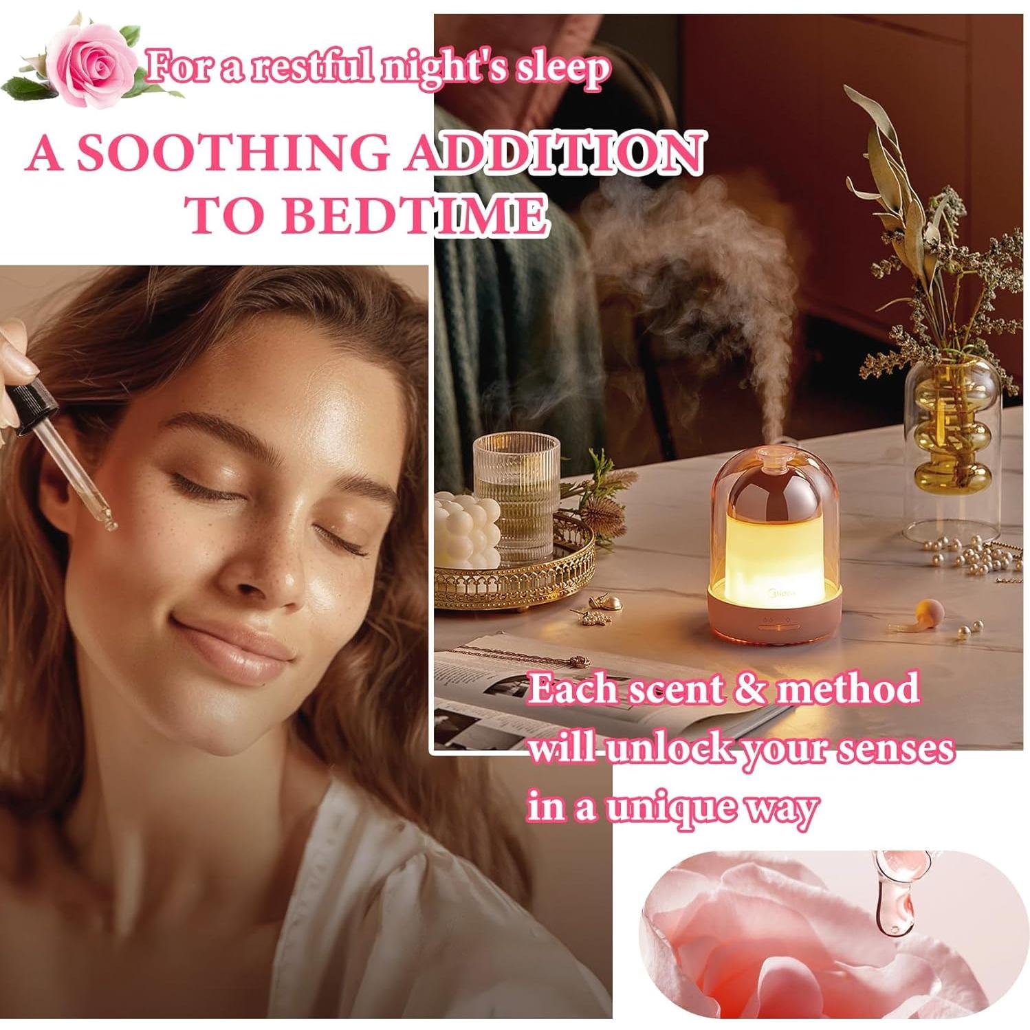 Set de Aceites Esenciales de Rosa Orgánico - 5 Piezas para Piel y Cabello