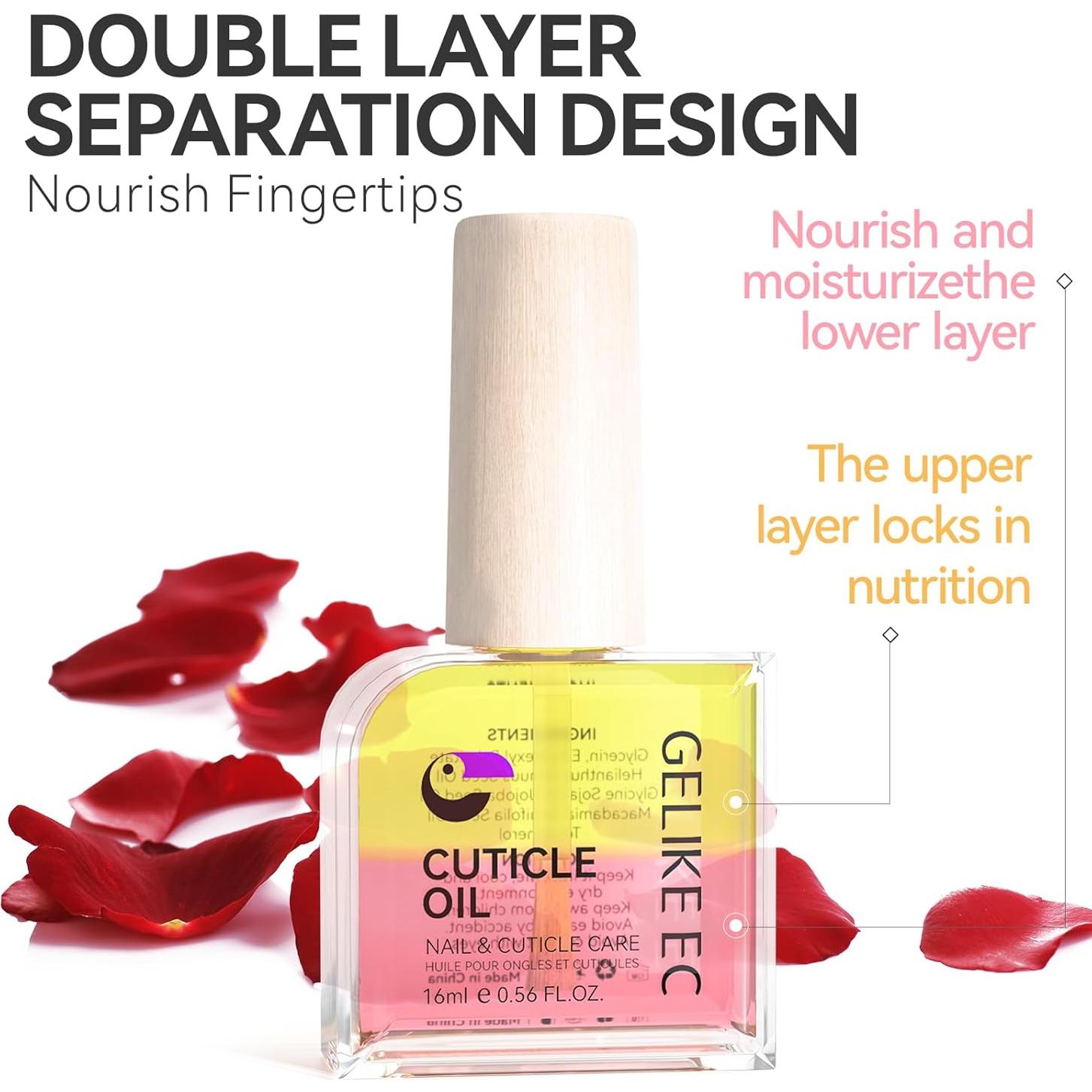 Aceite para Cutículas Gelike ec 59g - Jojoba y Vitamina E