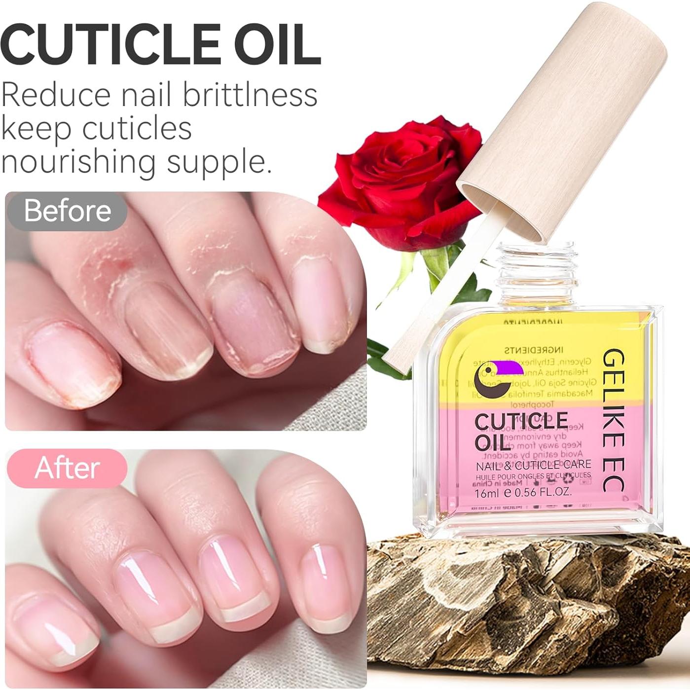 Aceite para Cutículas Gelike ec 59g - Jojoba y Vitamina E