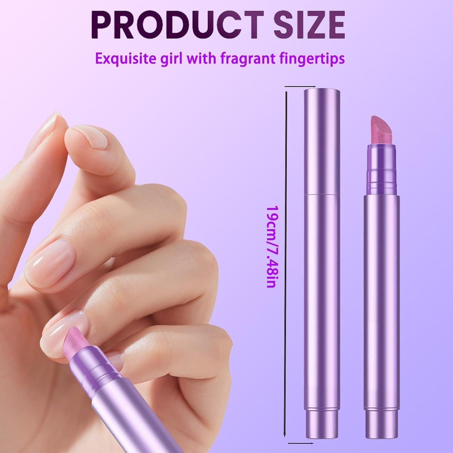 Bolígrafo de Aceite para Cutículas TIUSUTA 3-en-1 con Punta Cerámica