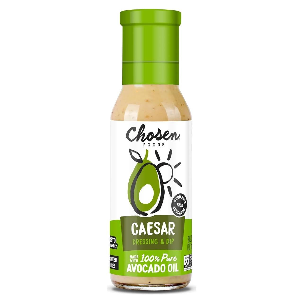 Aderezo César Chosen Foods 236.6 ml Aceite de Aguacate Keto