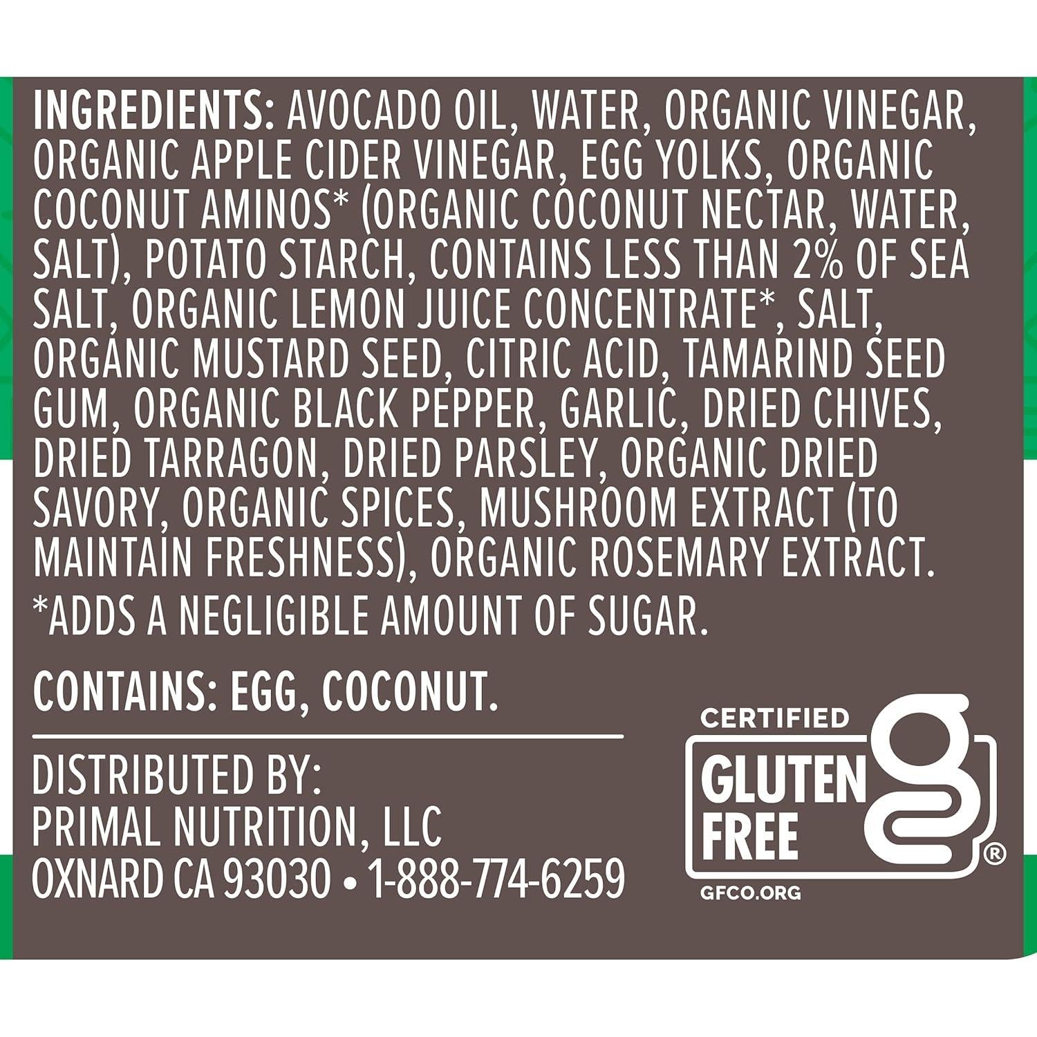 Aderezo y Marinada Green Goddess Primal Kitchen 236.6 ml