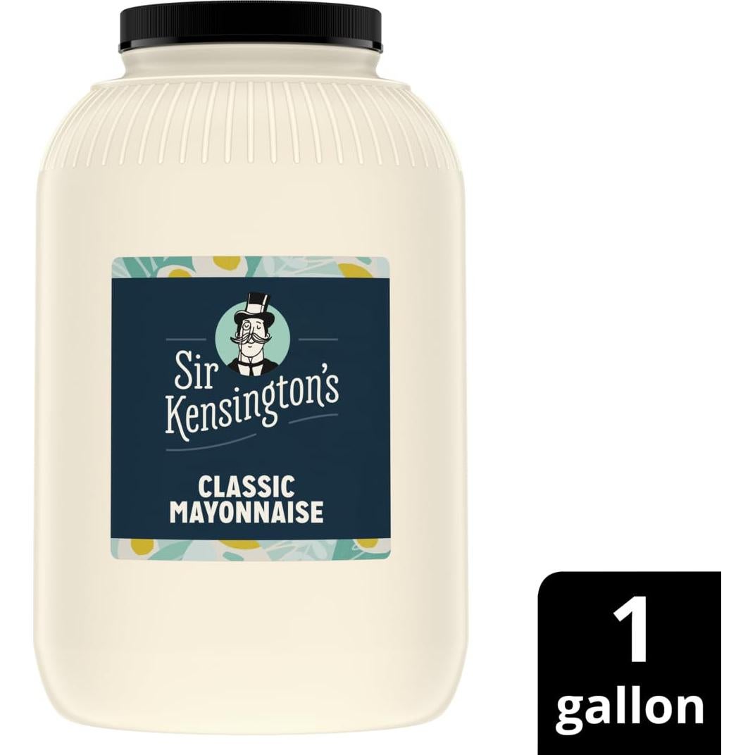 Mayonesa Clásica Sir Kensington 4 x 3.78L, Sin Gluten, No-OGM