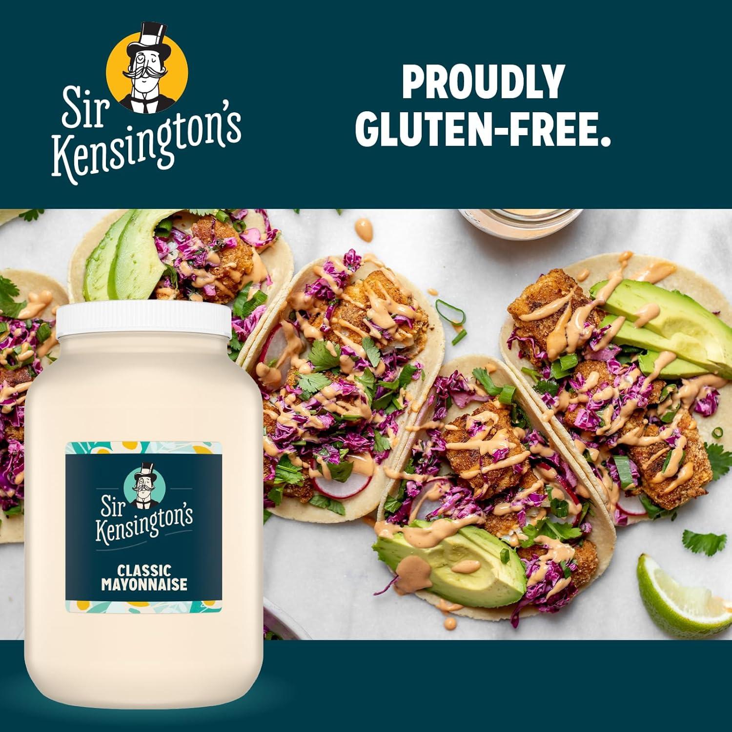 Mayonesa Clásica Sir Kensington 4 x 3.78L, Sin Gluten, No-OGM