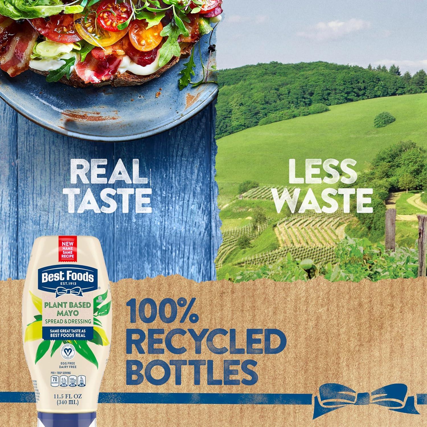 Aderezo Vegano Mejores Alimentos 326 ml Libre de Huevos