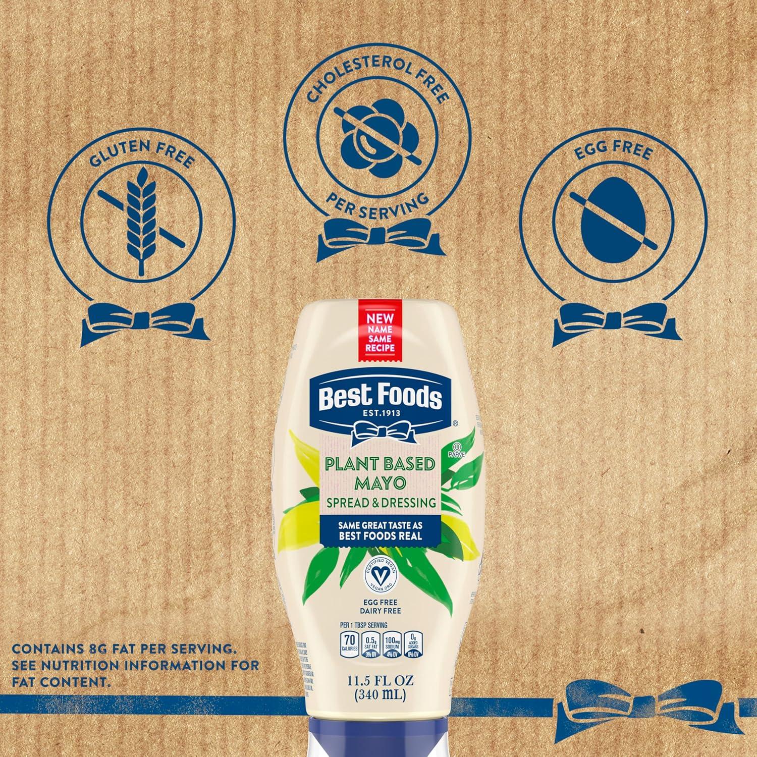 Aderezo Vegano Mejores Alimentos 326 ml Libre de Huevos