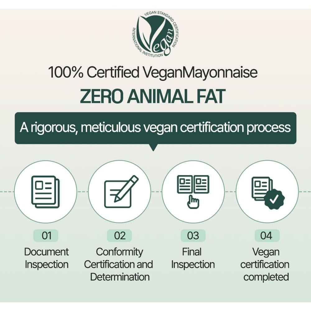 Mayonesa Vegana de Garbanzos VEGEBEAN 250 ml - Sin Huevos, Orgánica