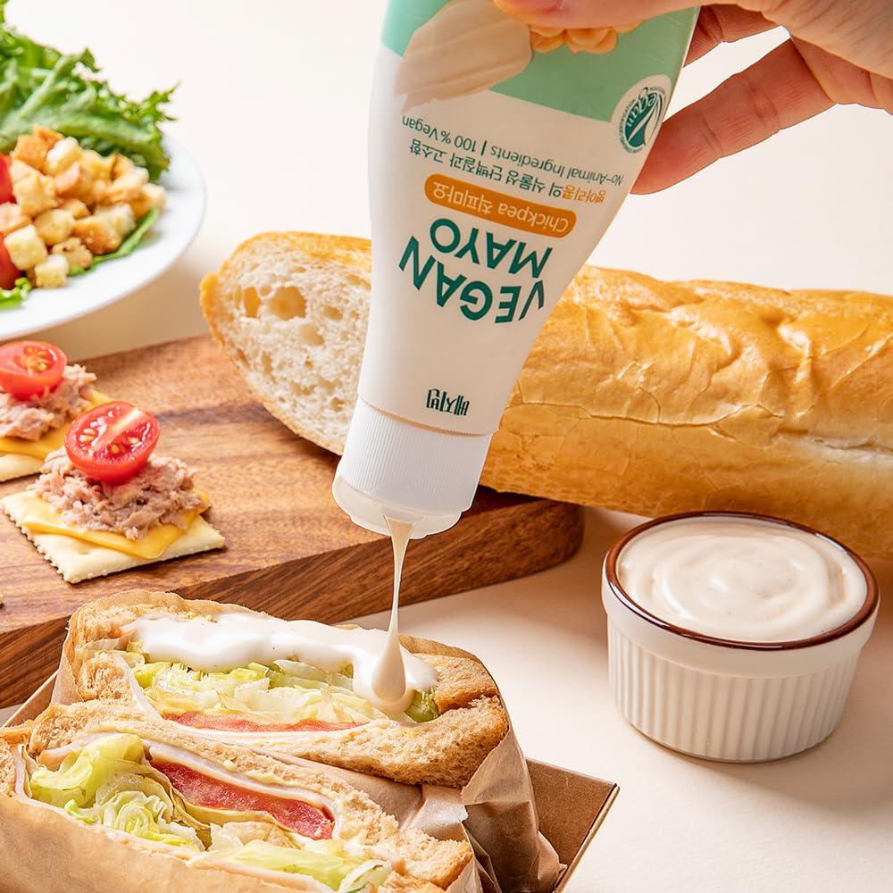 Mayonesa Vegana de Garbanzos VEGEBEAN 250 ml - Sin Huevos, Orgánica